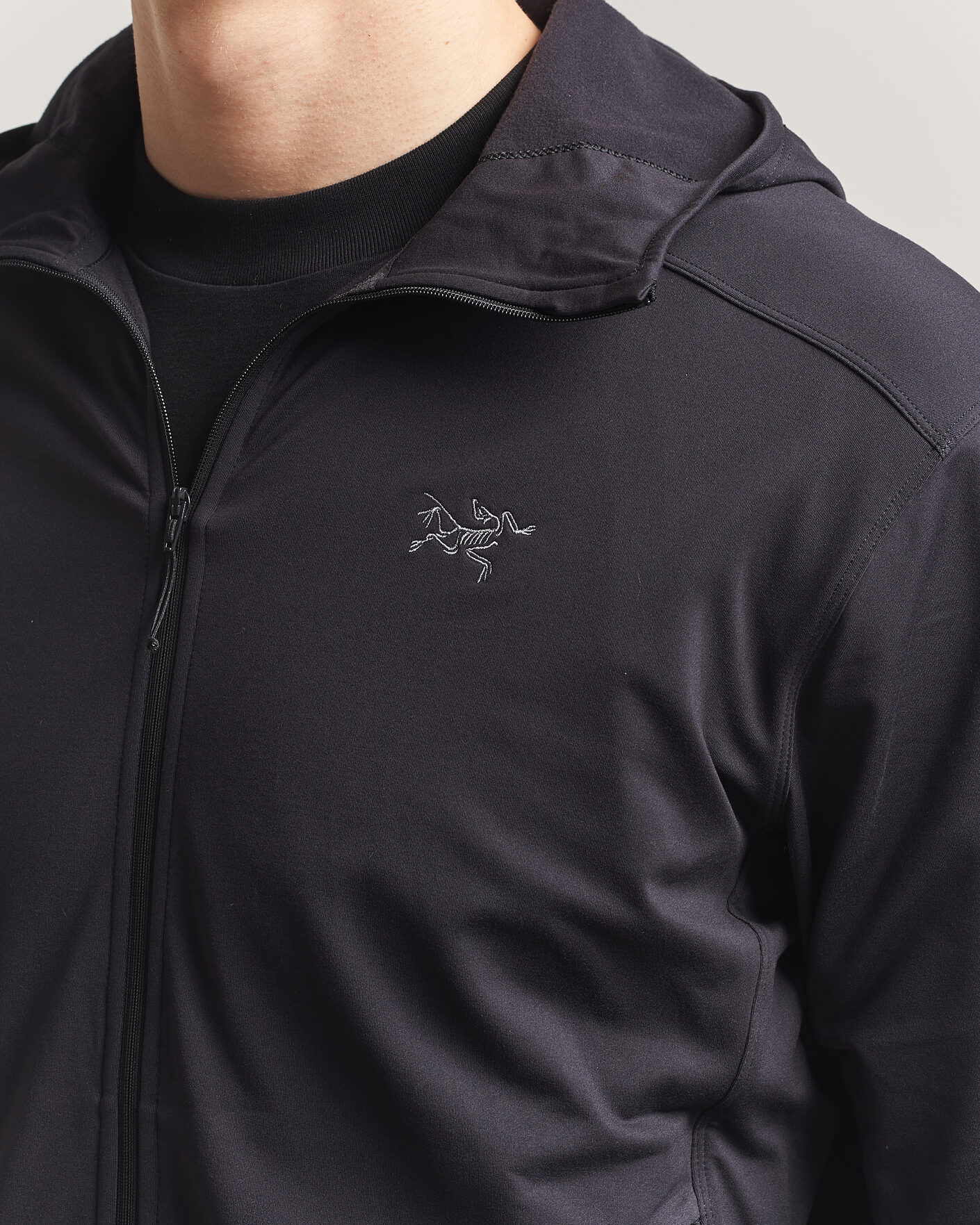Herre | Gensere | Arc'teryx | Kyanite Lightweight Full Zip Hoodie Black
