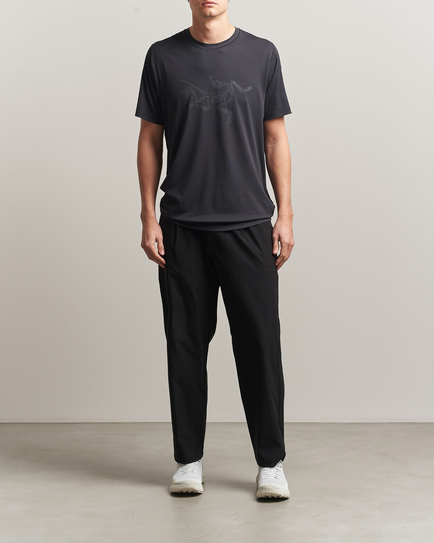 Herre | T-Shirts | Arc'teryx | Cormac Bird Logo Crew Neck T-Shirt Black