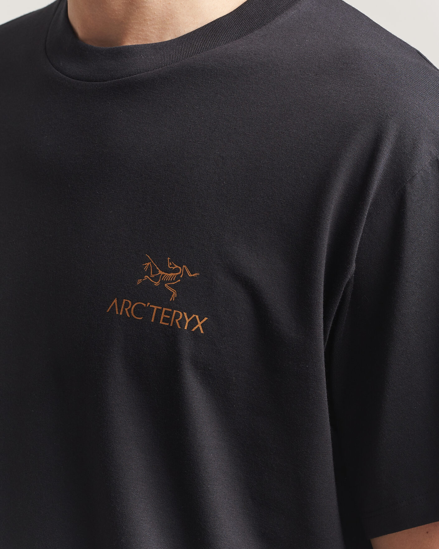 Herre | T-Shirts | Arc'teryx | Kragg Cotton Bird Word T-Shirt Black