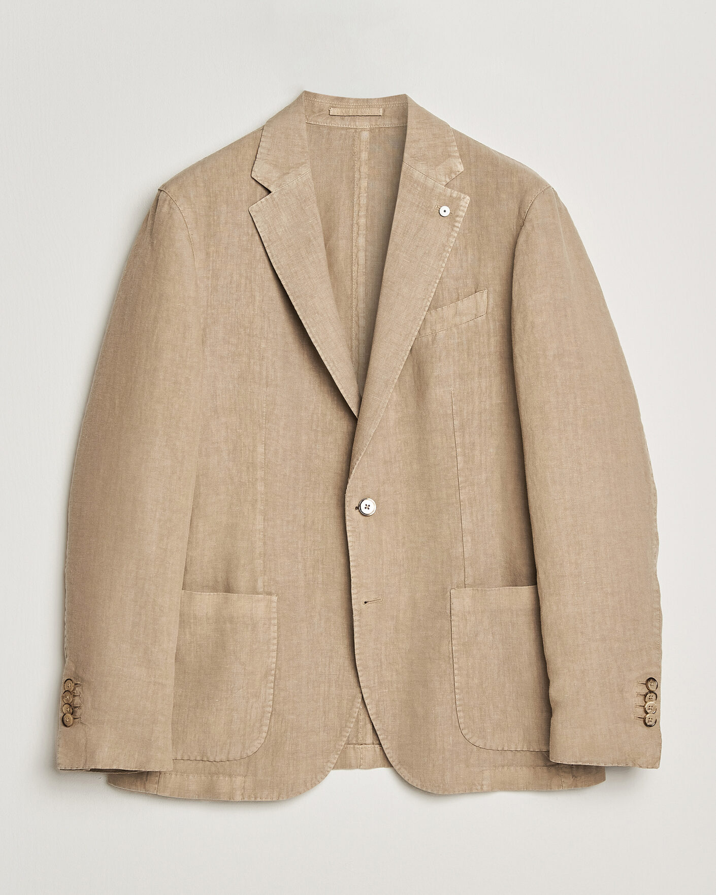 Herre | Dressjakker | L.B.M. 1911 | Jack Regular Fit Linen Blazer Taupe