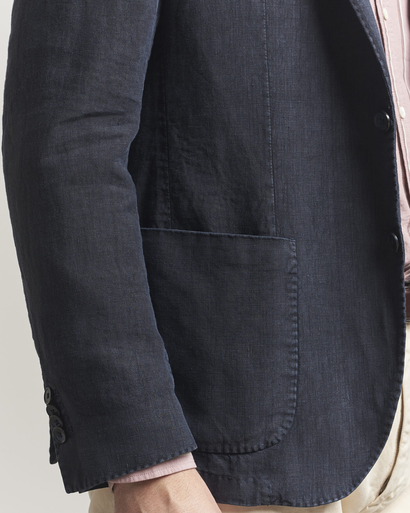 Herre | Dressjakker | L.B.M. 1911 | Jack Regular Fit Linen Blazer Navy