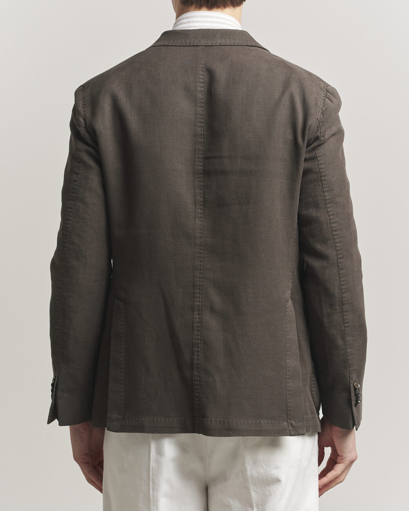 Herre | Dressjakker | L.B.M. 1911 | Jack Regular Fit Structured Cotton Blazer Brown
