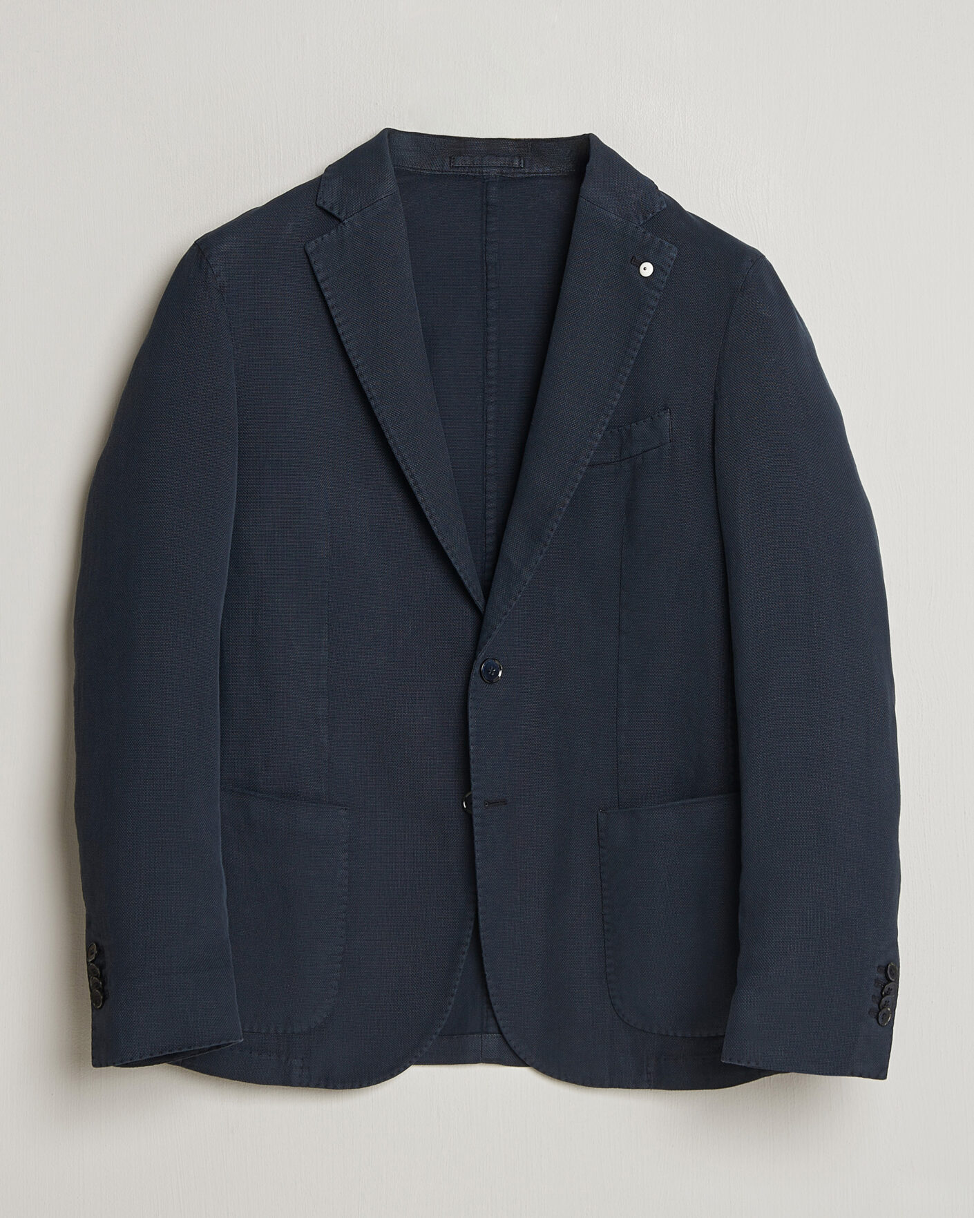 Herre | Dressjakker | L.B.M. 1911 | Jack Regular Fit Structured Cotton Blazer Navy