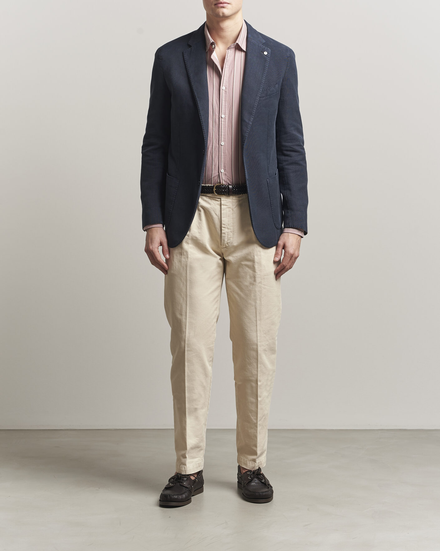 Herre | Dressjakker | L.B.M. 1911 | Jack Regular Fit Structured Cotton Blazer Navy