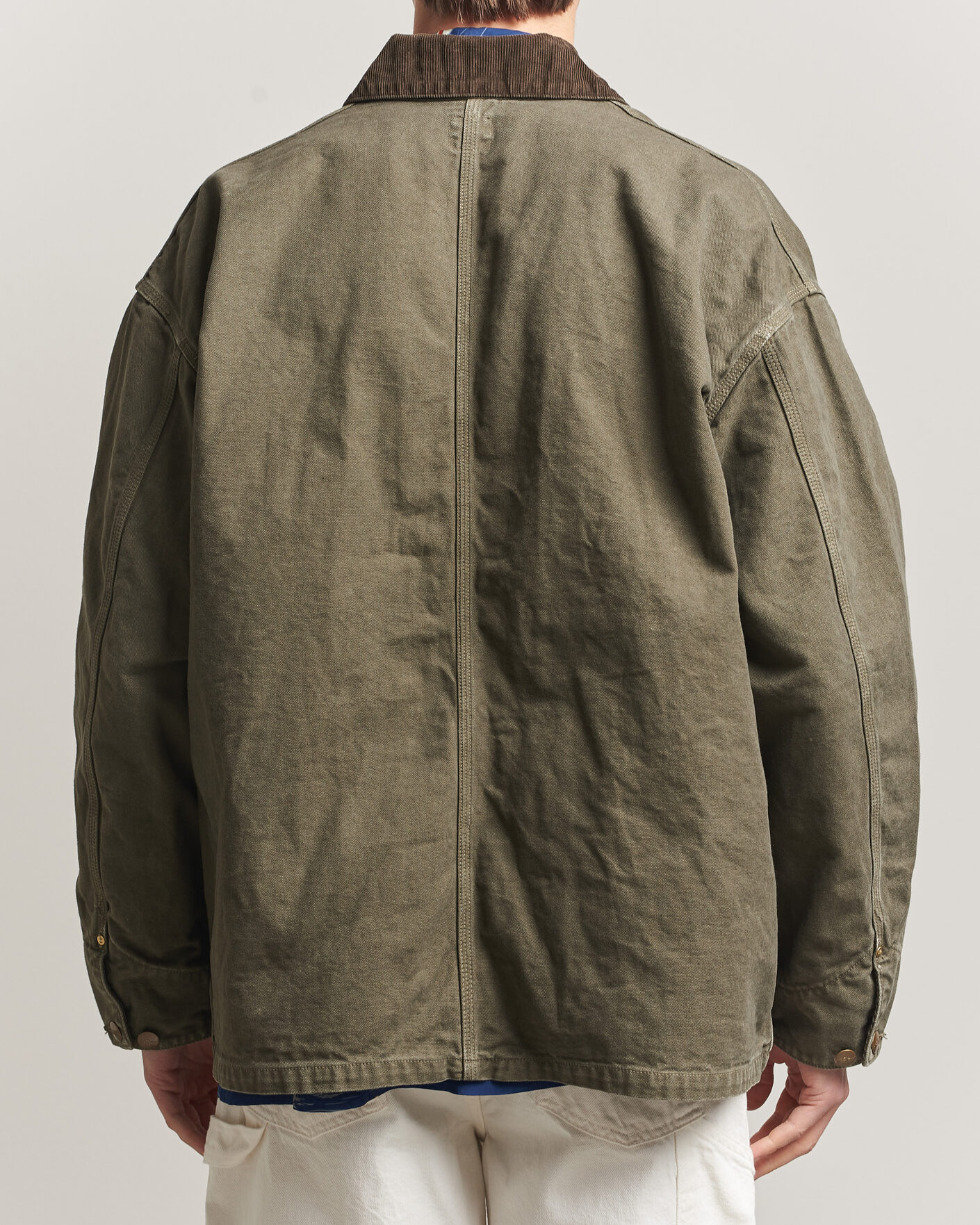 Herre | Jakker | orSlow | Oxford Coverall Chore Jacket Army Green
