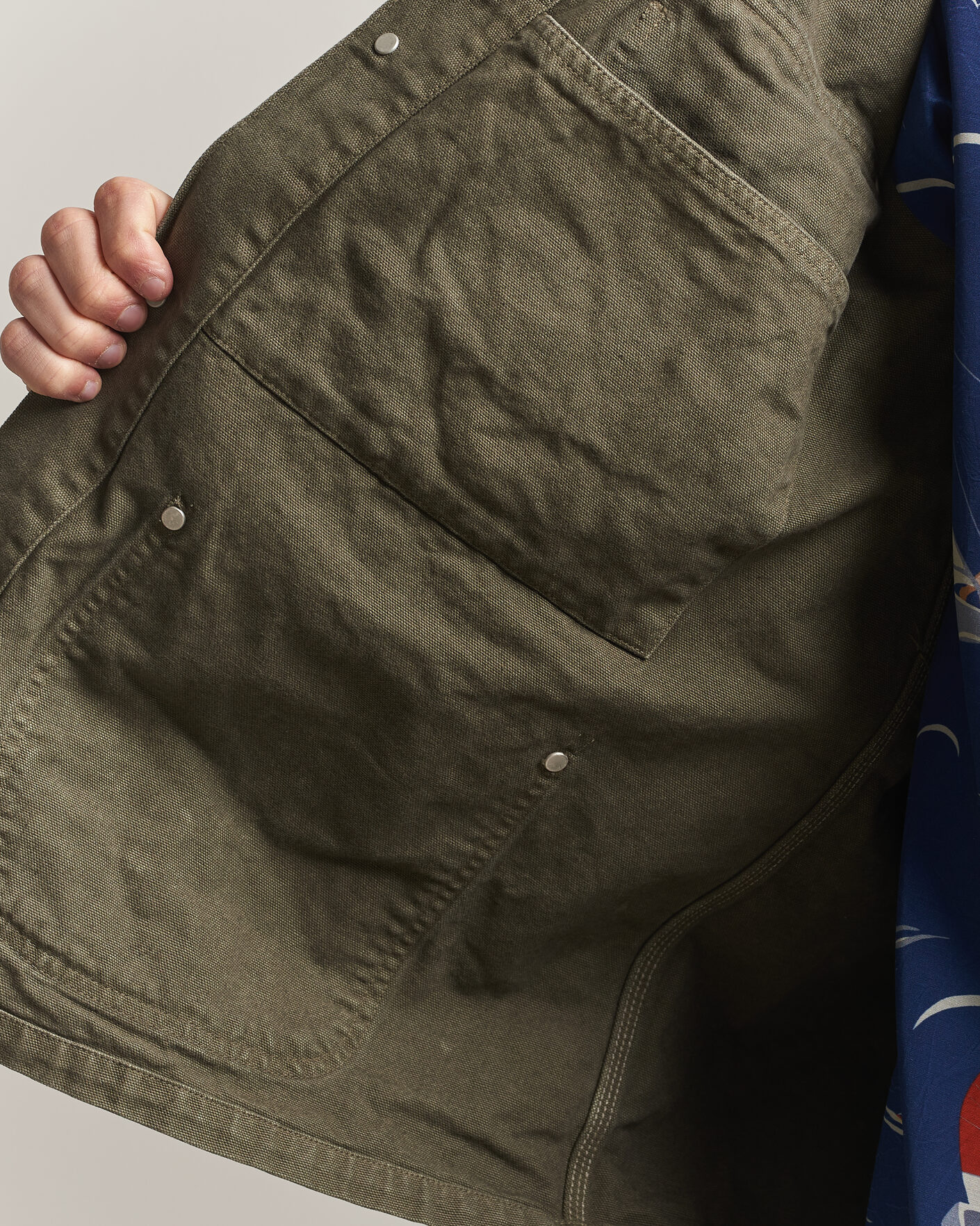 Herre | Jakker | orSlow | Oxford Coverall Chore Jacket Army Green