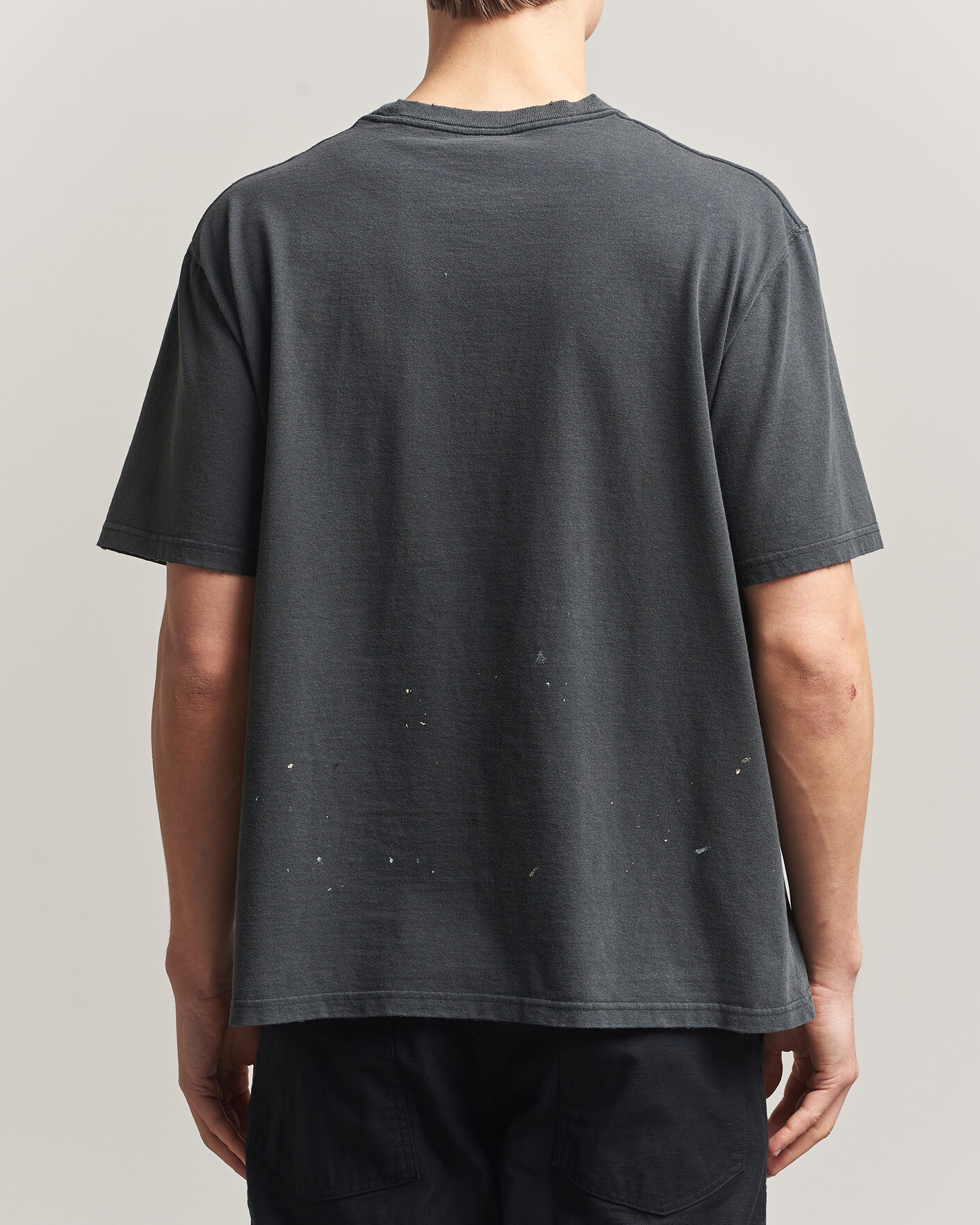 Herre | T-Shirts | orSlow | Vintage Skull Print T-Shirt Black