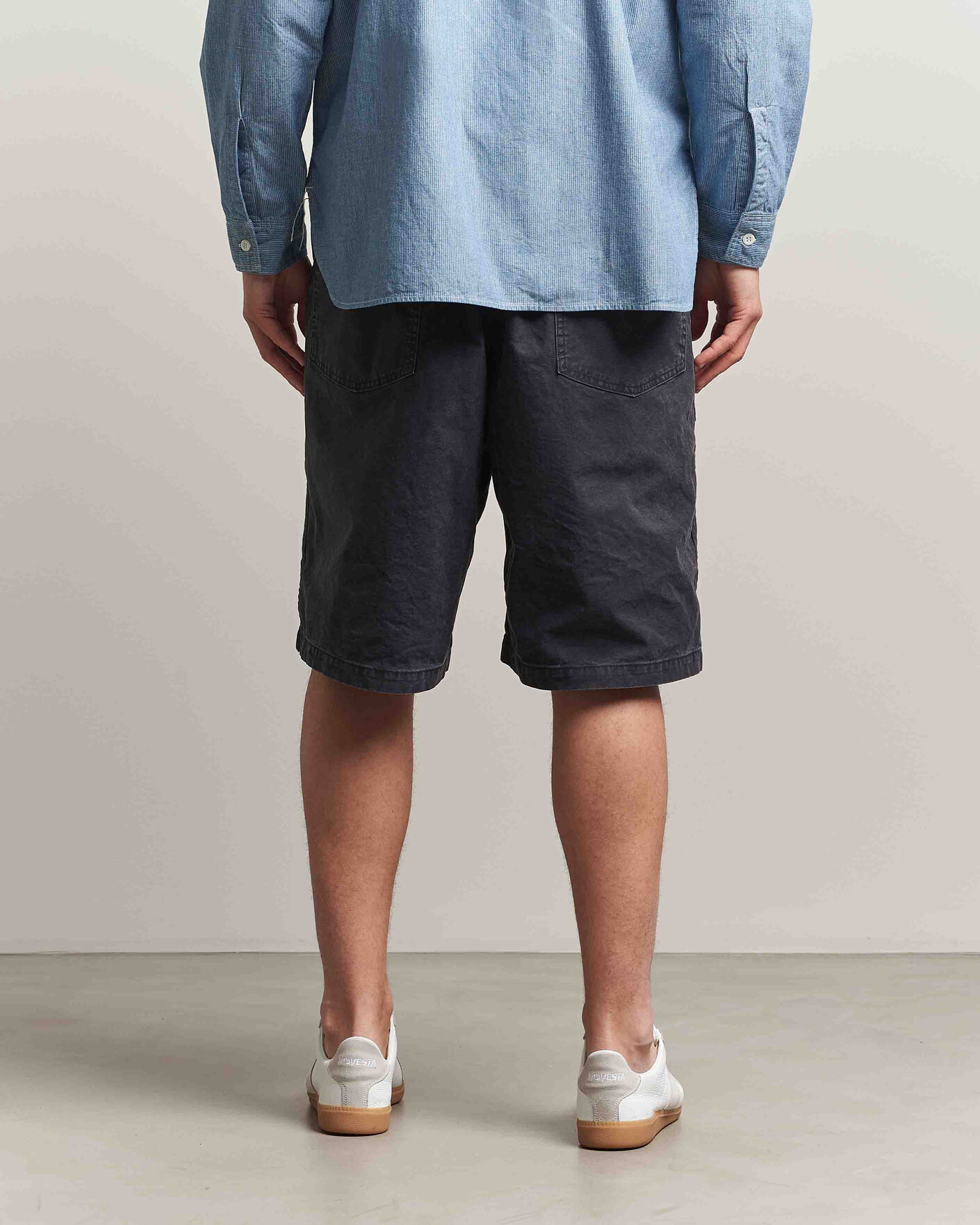 Herre | Shorts | orSlow | Summer Fatigue Shorts Washed Black