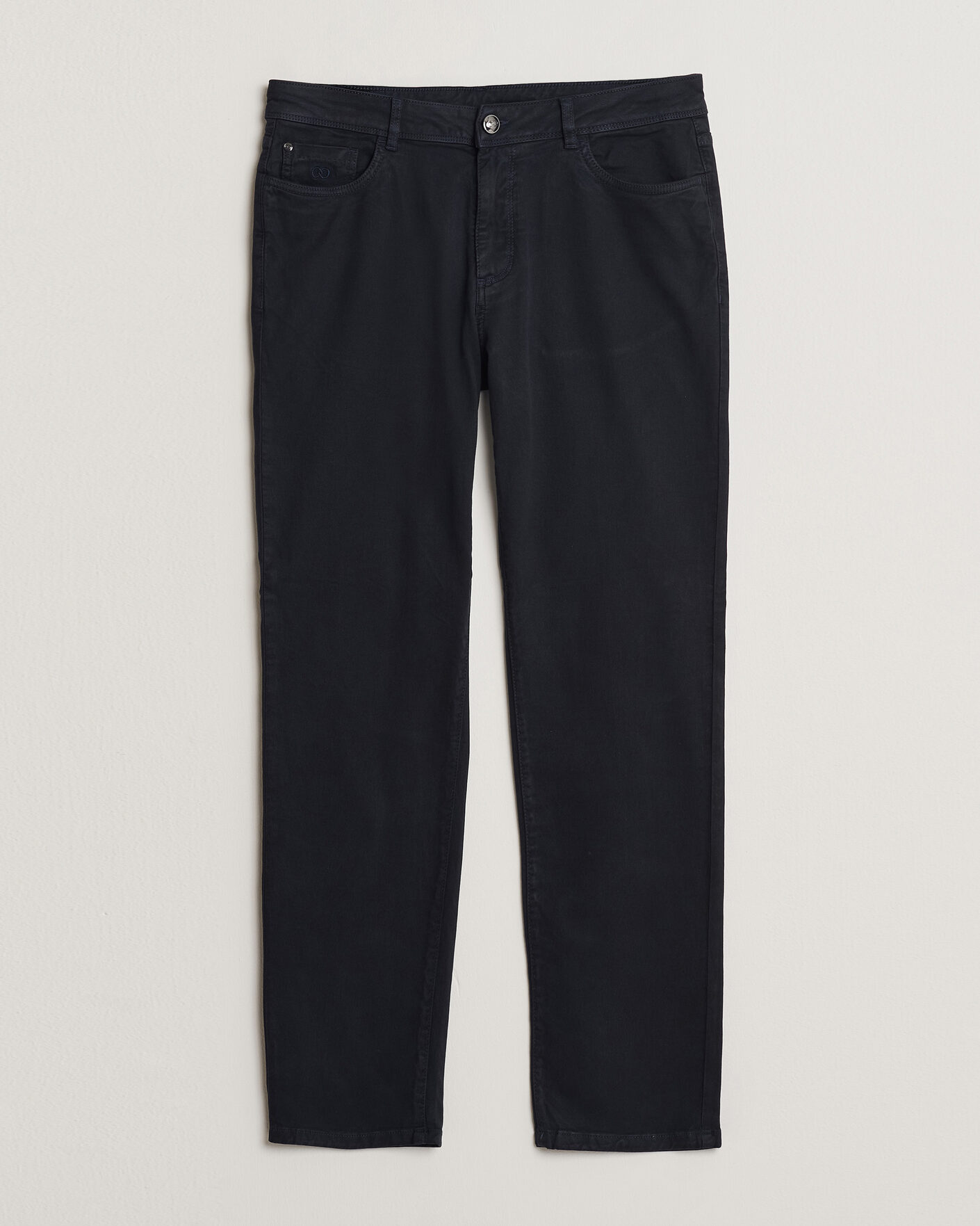 Herre | Bukser | Oscar Jacobson | Slim Fit 5-Pocket Chino  Navy