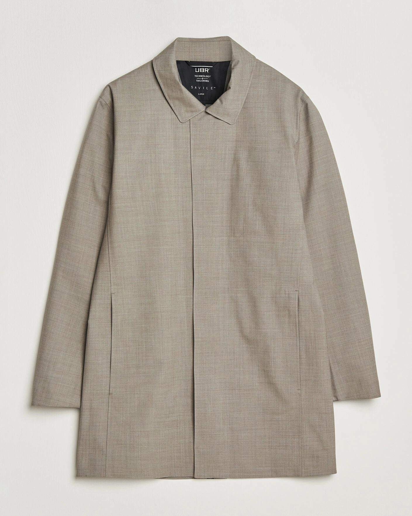 Herre | Jakker | UBR | Sky Fall Savile Wool Waterproof Coat Sand