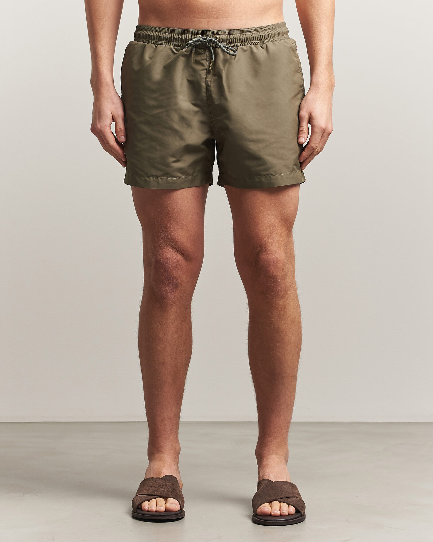Herre | Badeshorts | Orlebar Brown | Jack Solid Drawstring Swim Shorts Herbal Green