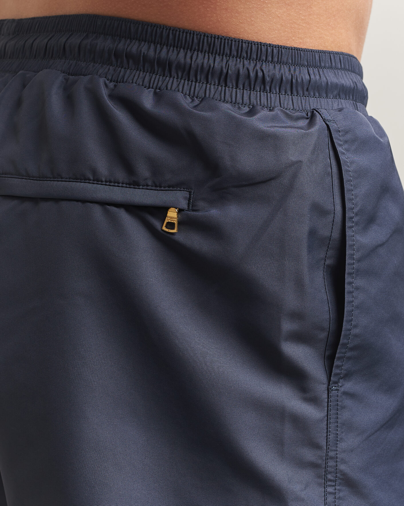 Herre | Badeshorts | Orlebar Brown | Boxer Solid Drawstring Swim Shorts Granite
