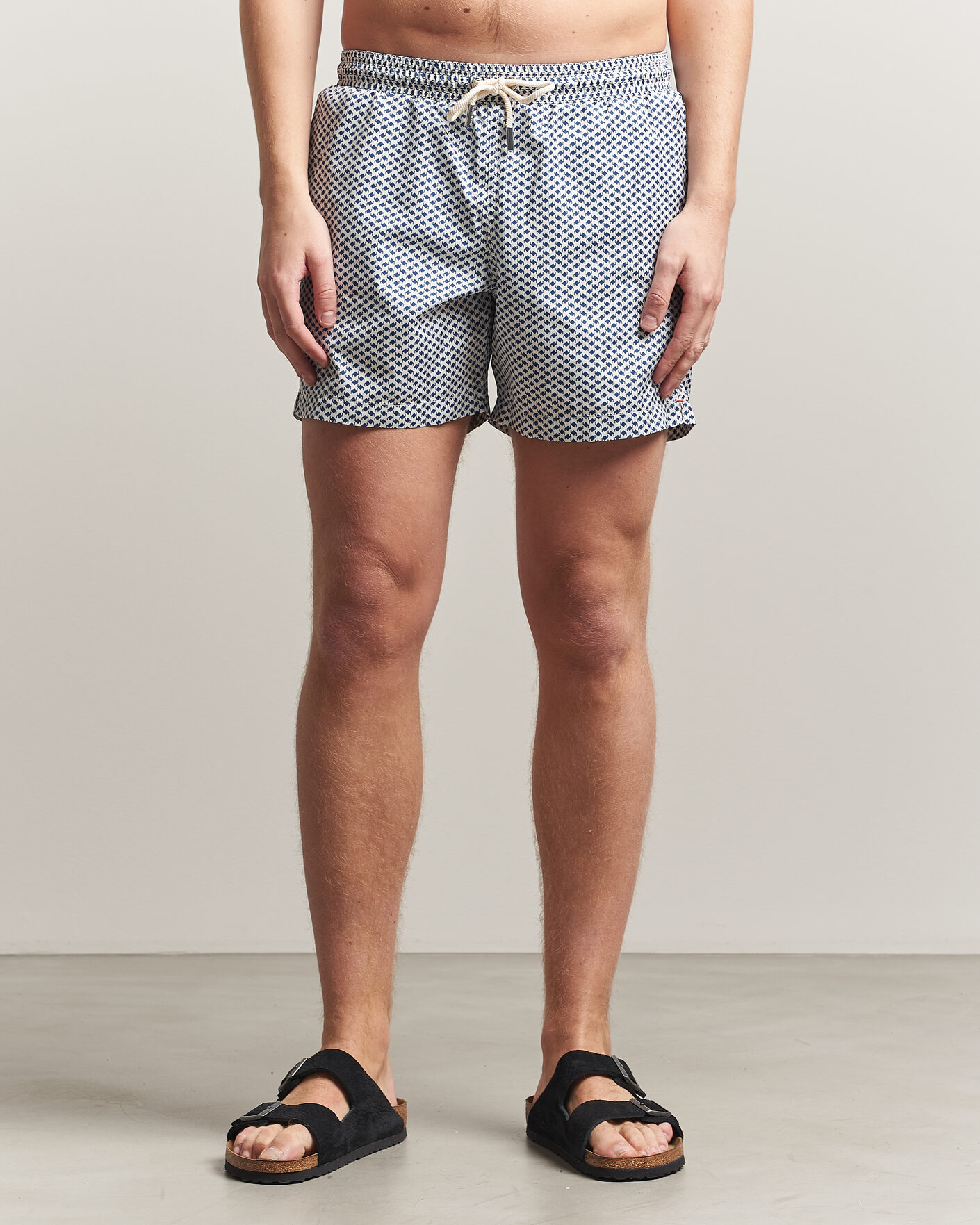 Herre | Badeshorts | Orlebar Brown | Boxer Modula Drawstring Swim Shorts Nova Blue