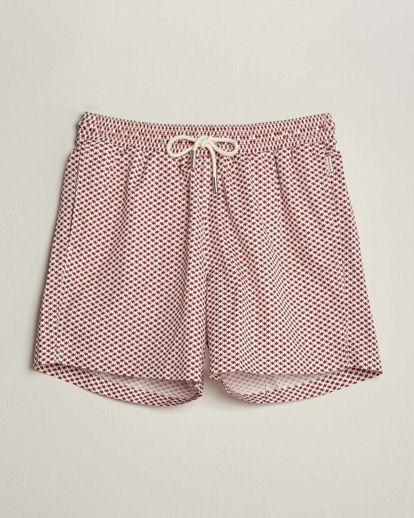 Herre | Badeshorts | Orlebar Brown | Boxer Modula Drawstring Swim Shorts Vermillion