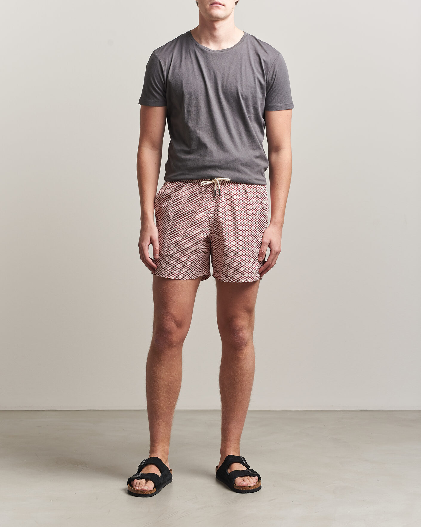 Herre | Badeshorts | Orlebar Brown | Boxer Modula Drawstring Swim Shorts Vermillion