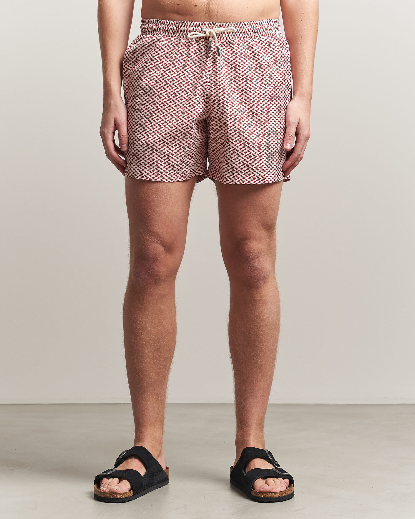 Herre | Badeshorts | Orlebar Brown | Boxer Modula Drawstring Swim Shorts Vermillion
