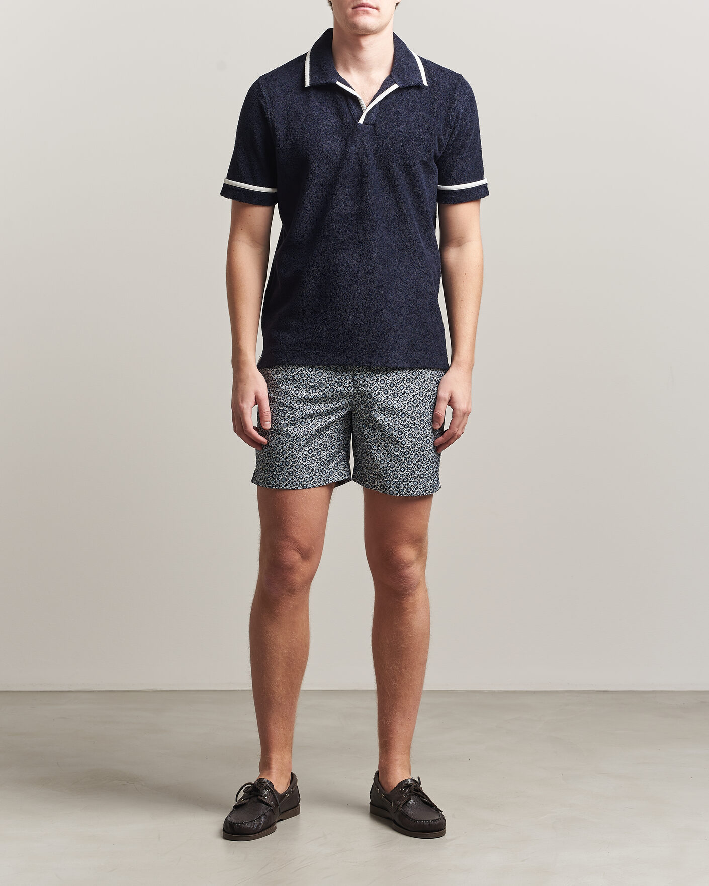 Herre | Badeshorts | Orlebar Brown | Bulldog Drawcord Petola Swim Shorts Night Iris