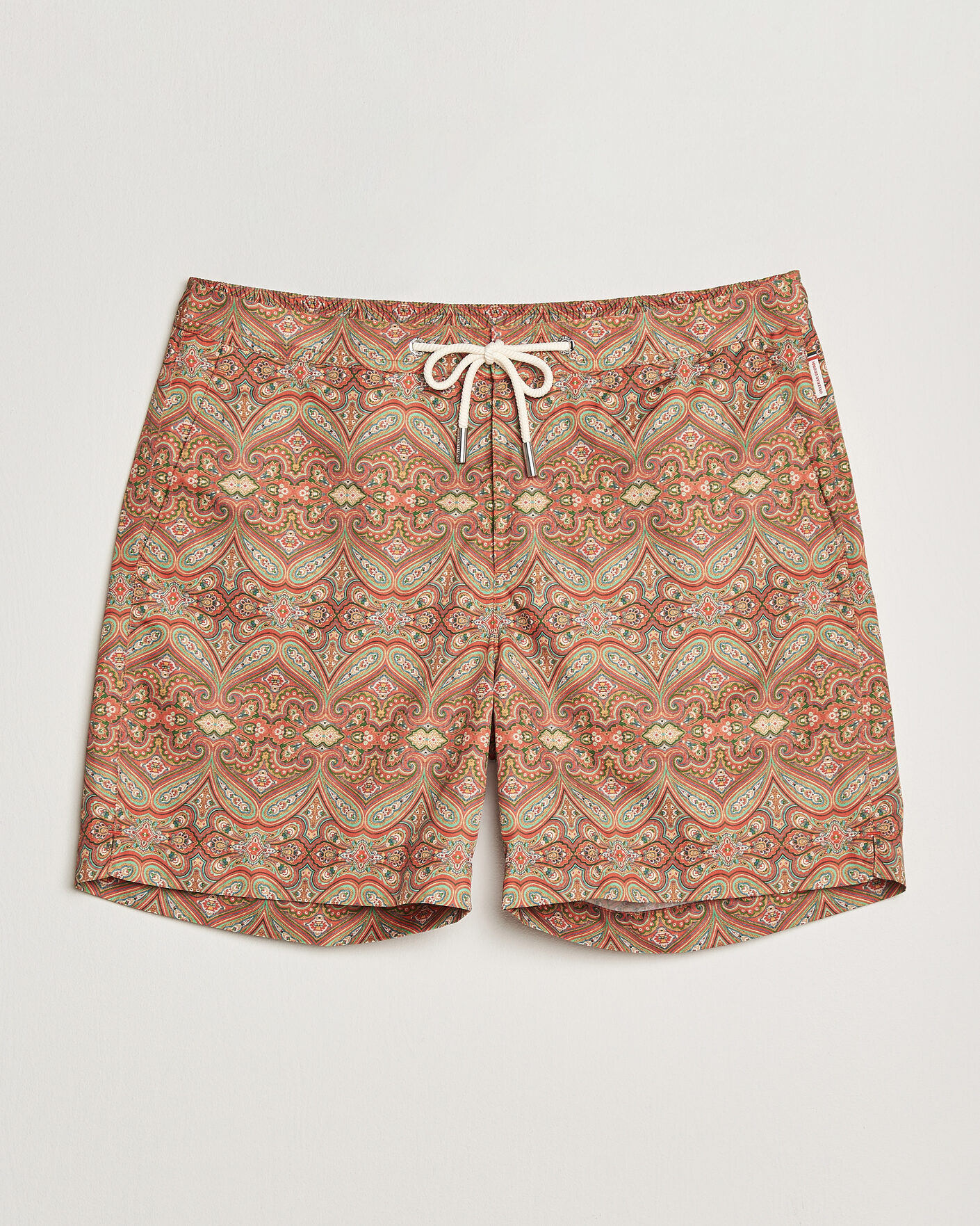 Herre | Badeshorts | Orlebar Brown | Bulldog Drawcord Carnival Swim Shorts Vermillion