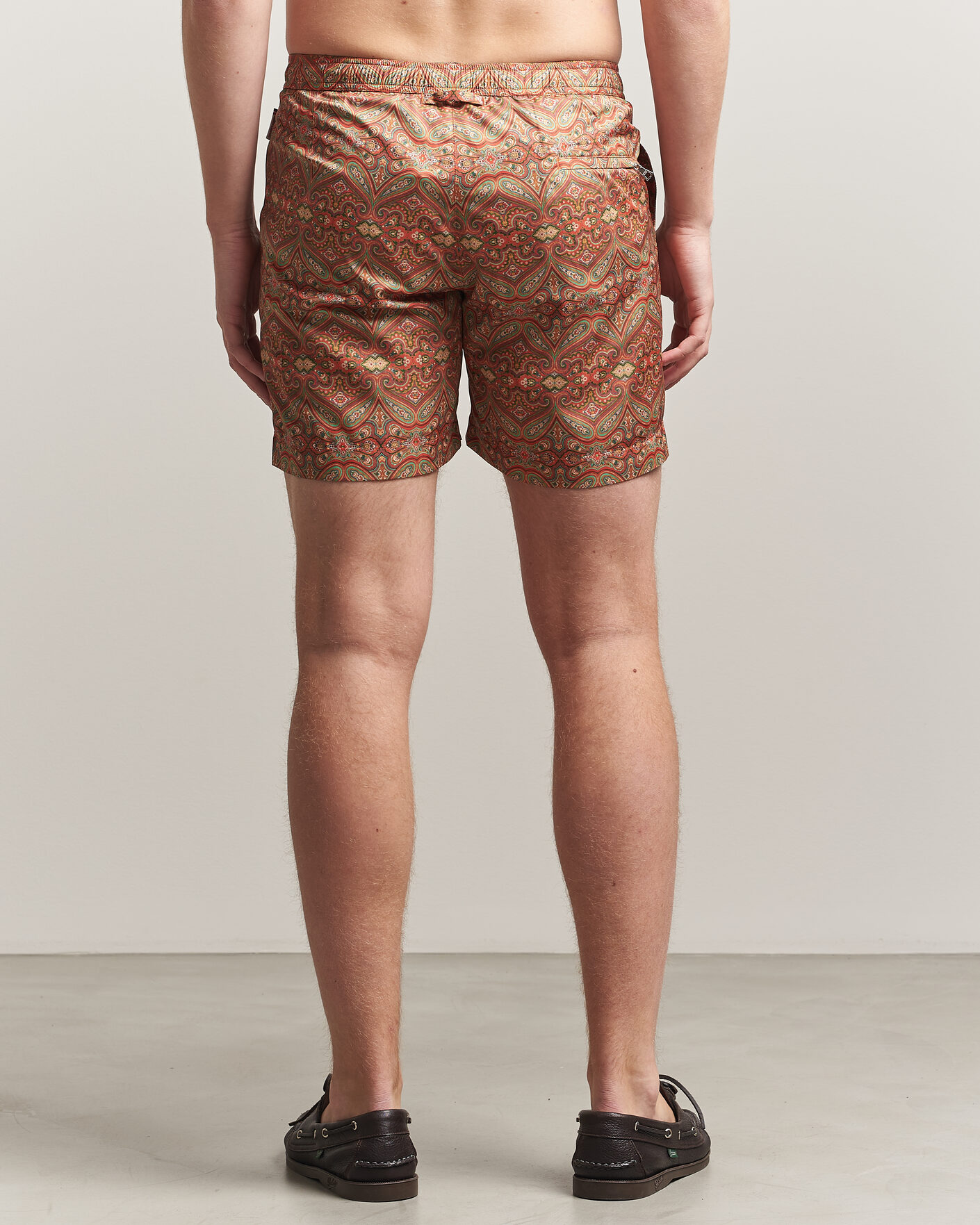Herre | Badeshorts | Orlebar Brown | Bulldog Drawcord Carnival Swim Shorts Vermillion