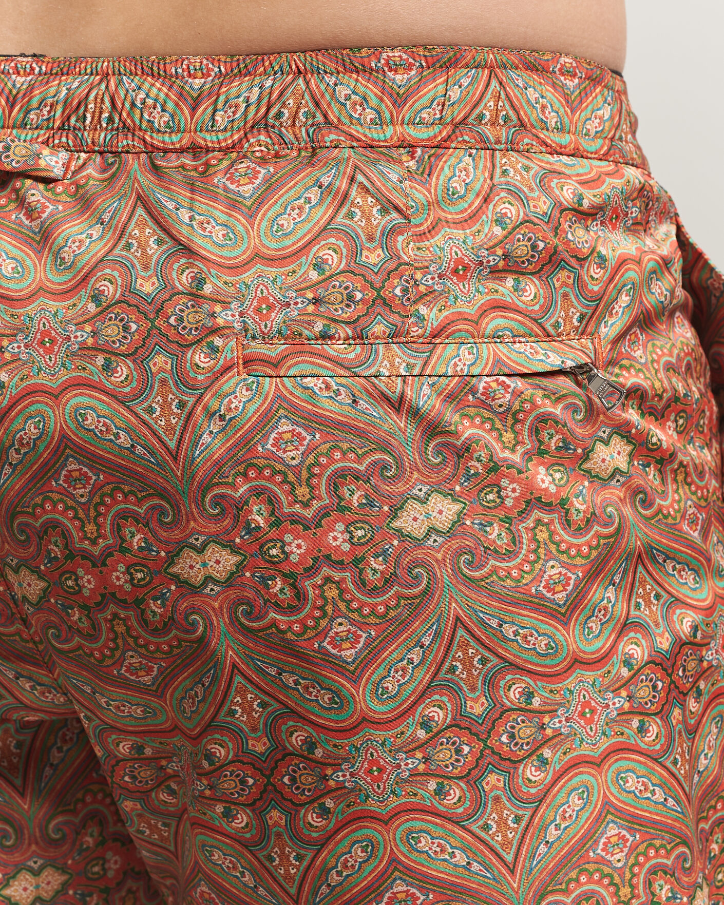 Herre | Badeshorts | Orlebar Brown | Bulldog Drawcord Carnival Swim Shorts Vermillion