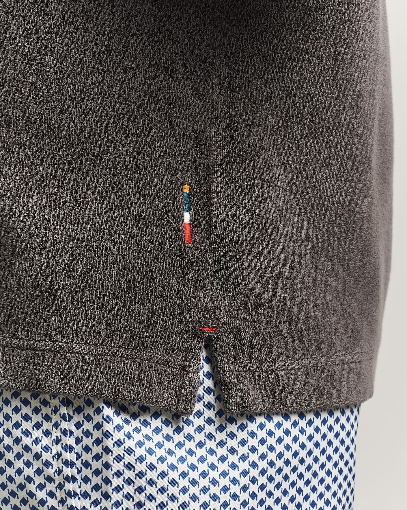 Herre | Pikéer | Orlebar Brown | Terry Resort Polo Elephant Grey