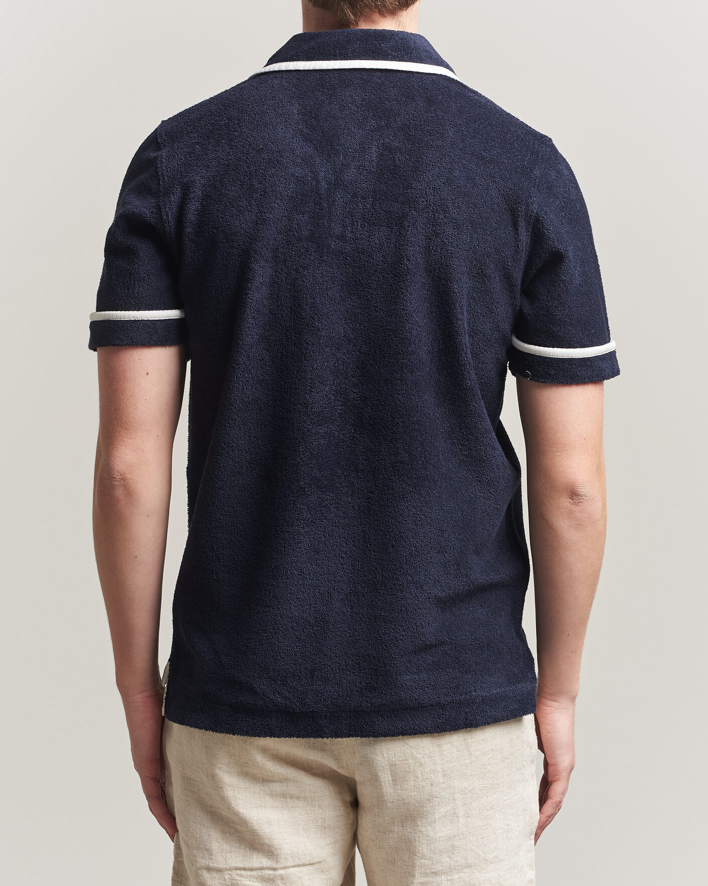 Herre | Pikéer | Orlebar Brown | Ellery Towelling Polo Night Iris