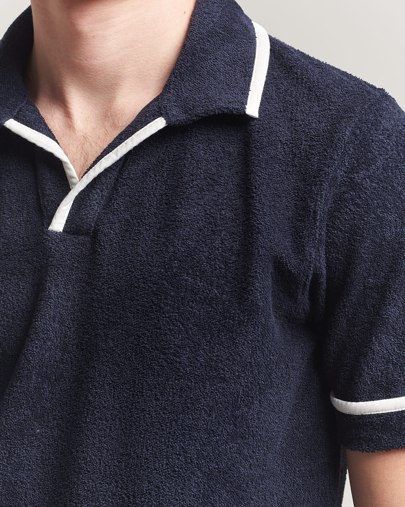 Herre | Pikéer | Orlebar Brown | Ellery Towelling Polo Night Iris