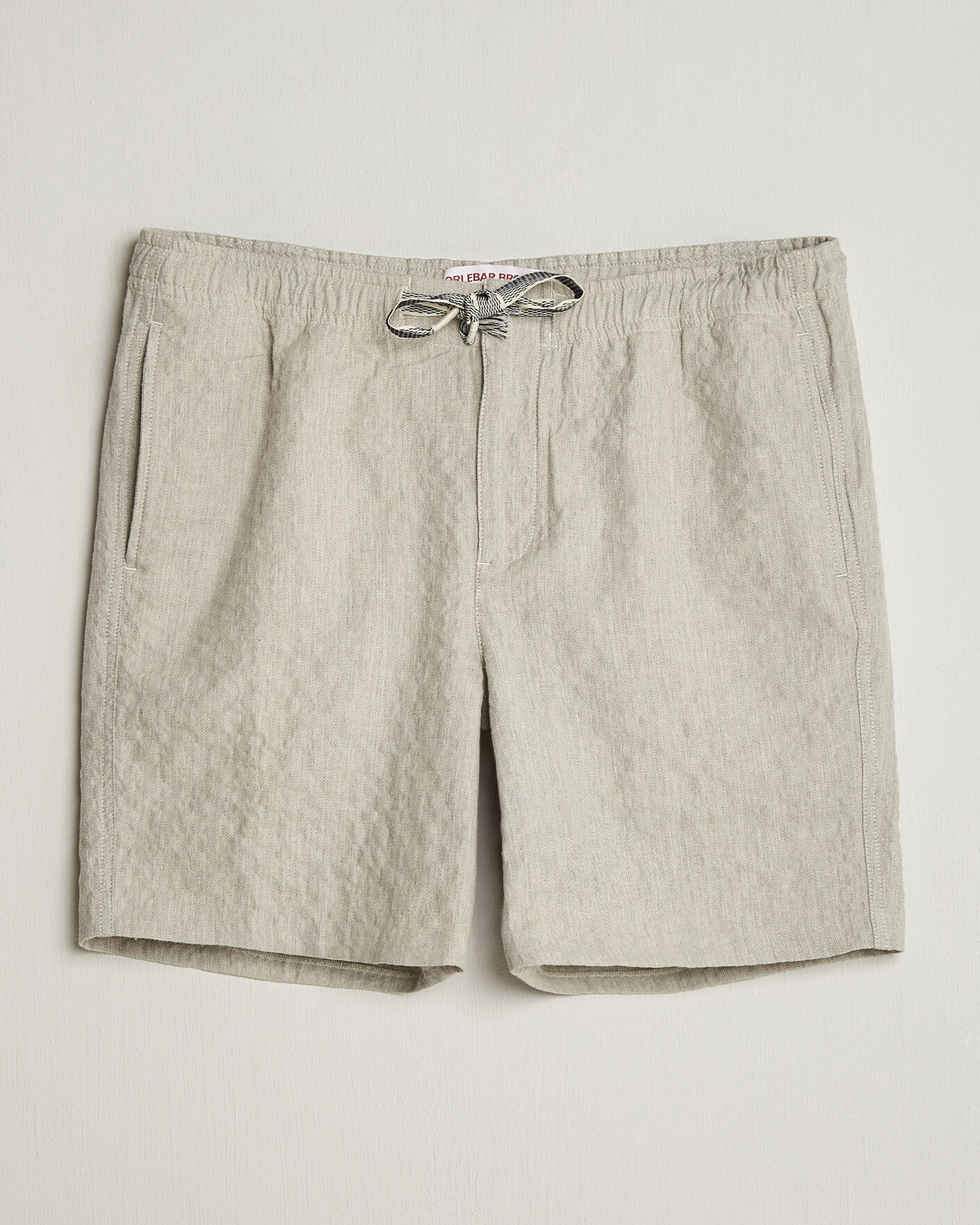 Herre | Shorts | Orlebar Brown | Alex Sereno Herringbone Shorts Light Dijon