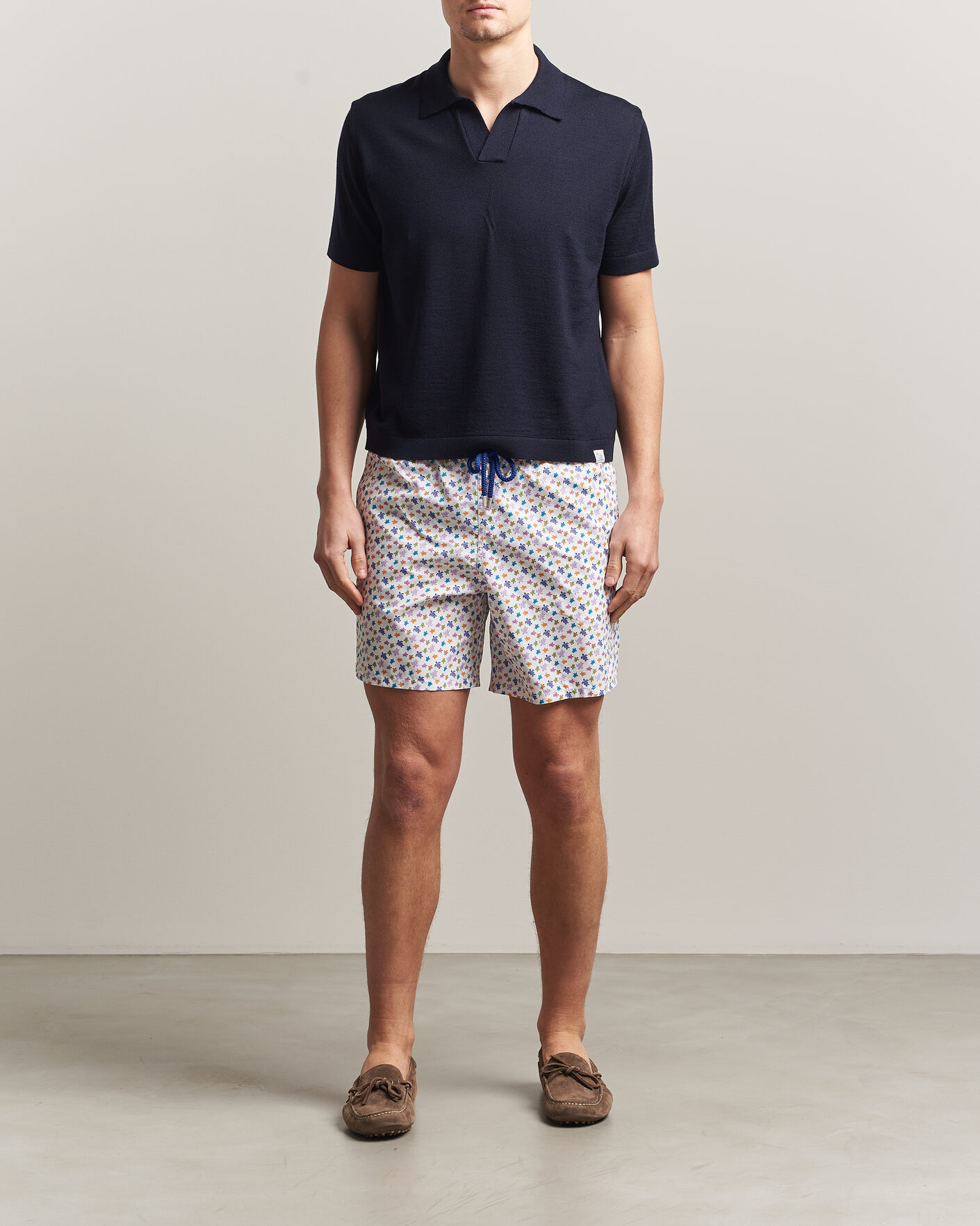 Herre | Badeshorts | Vilebrequin | Moorea Swimshorts Blanc