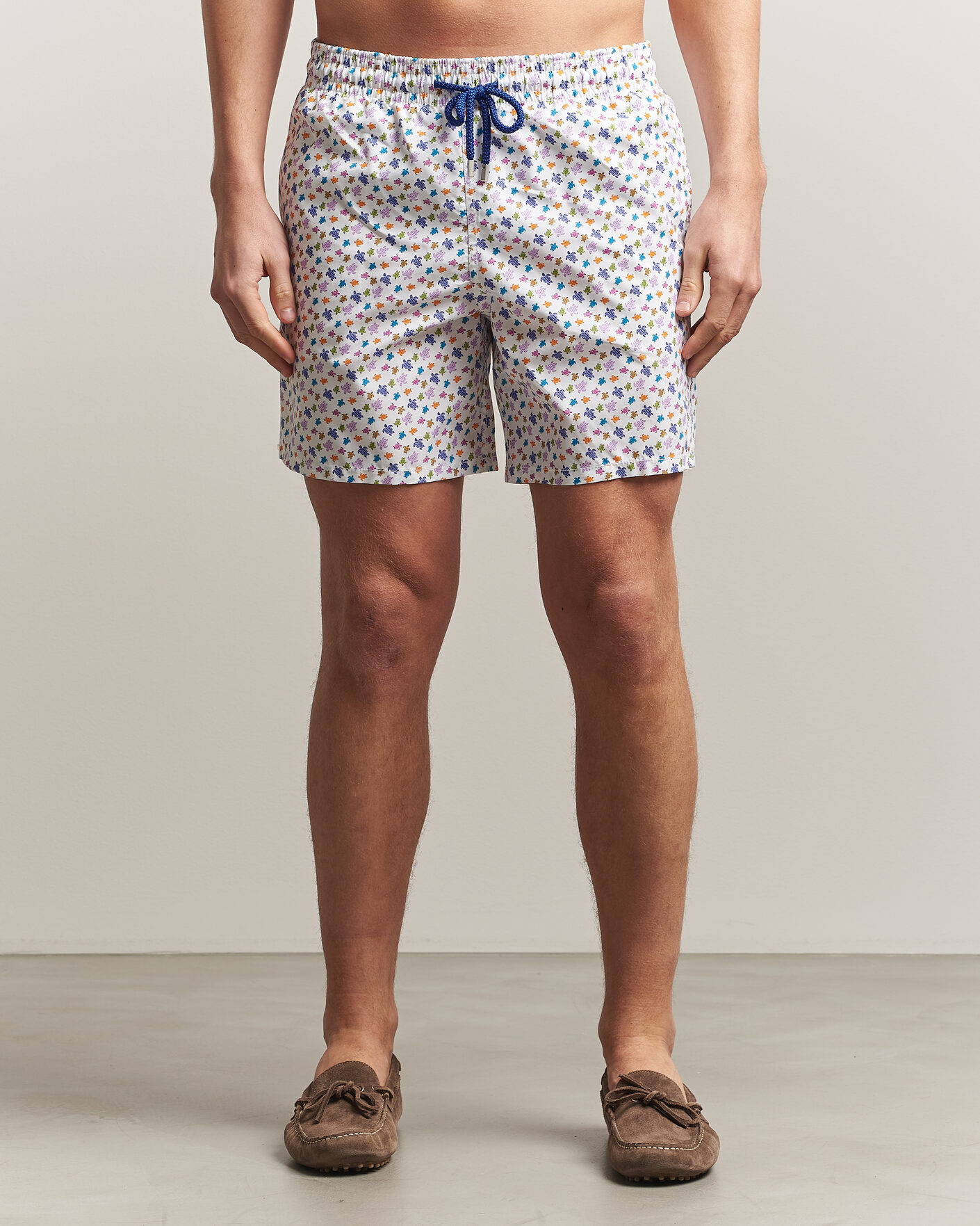 Herre | Badeshorts | Vilebrequin | Moorea Swimshorts Blanc