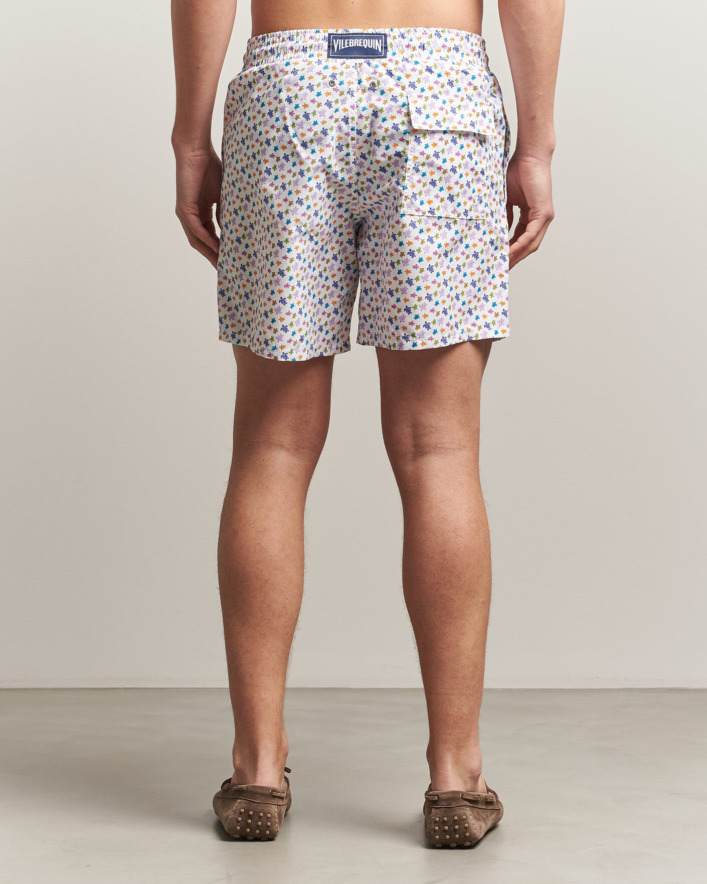 Herre | Badeshorts | Vilebrequin | Moorea Swimshorts Blanc