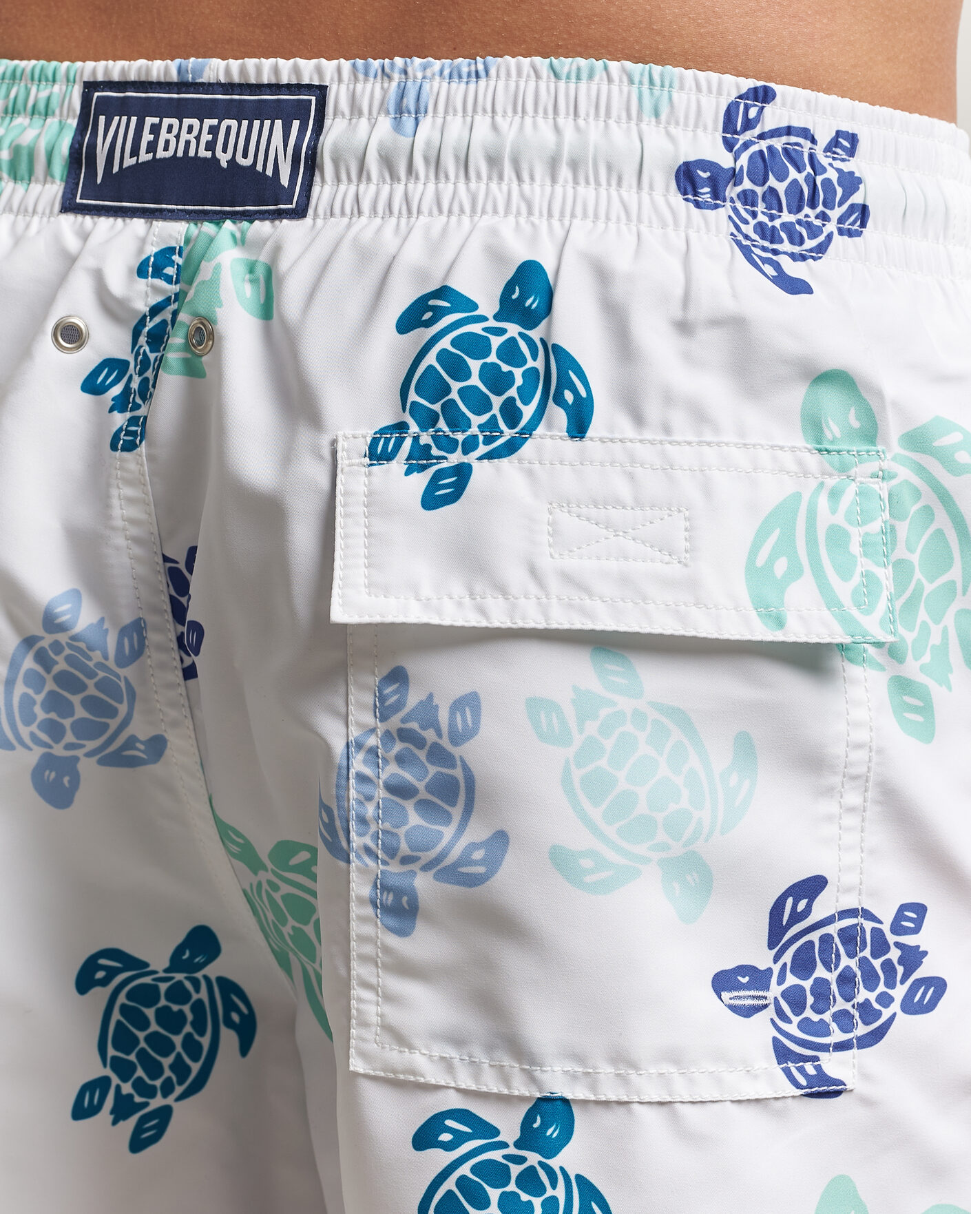 Herre | Badeshorts | Vilebrequin | Moorea Swimshorts Blanc