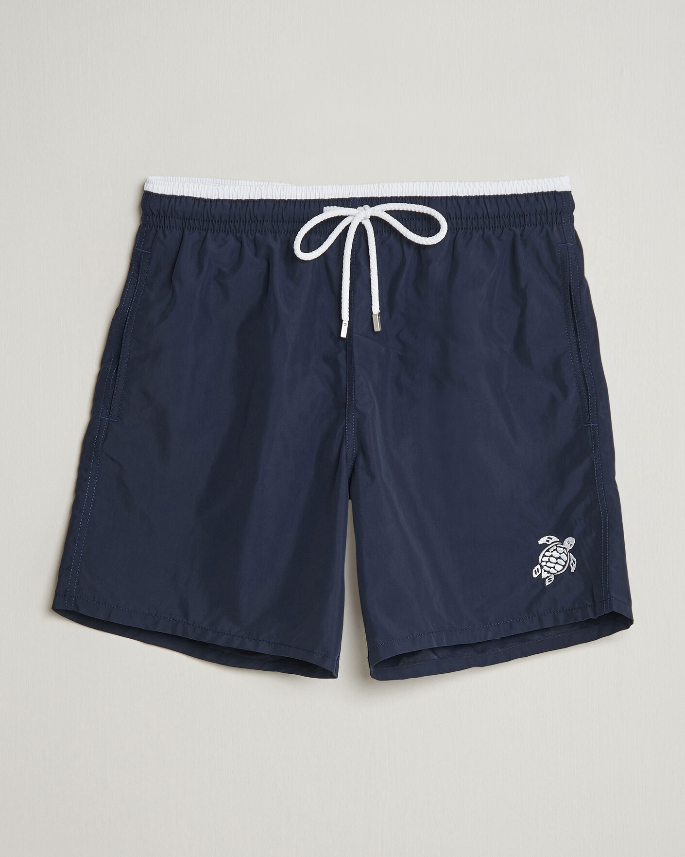 Herre | Badeshorts | Vilebrequin | Moka Swimshorts Marine/Blanc