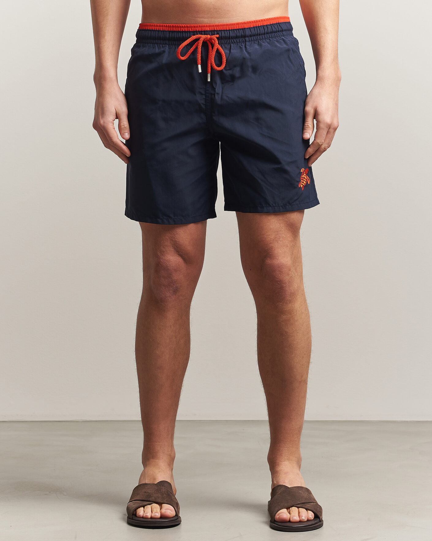 Herre | Badeshorts | Vilebrequin | Moka Swimshorts Marine/Rouge