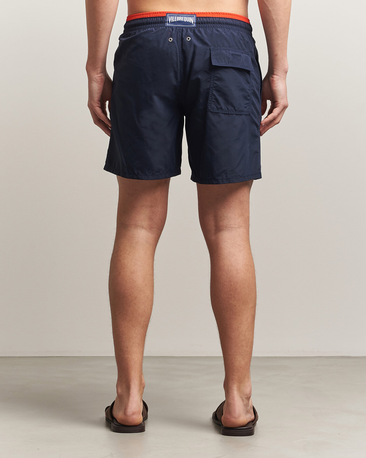 Herre | Badeshorts | Vilebrequin | Moka Swimshorts Marine/Rouge