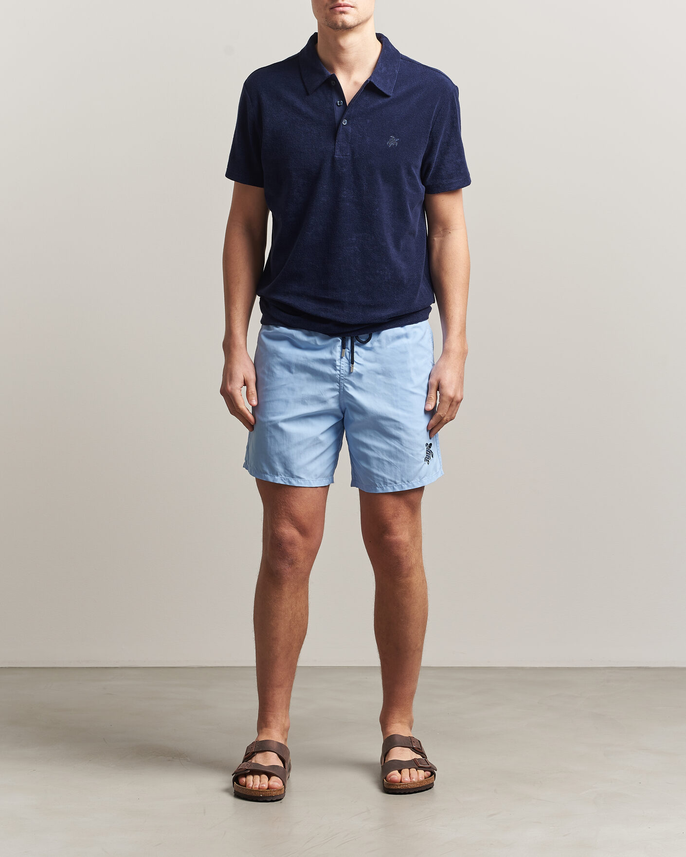 Herre | Badeshorts | Vilebrequin | Moka Swimshorts Fleur De Lin