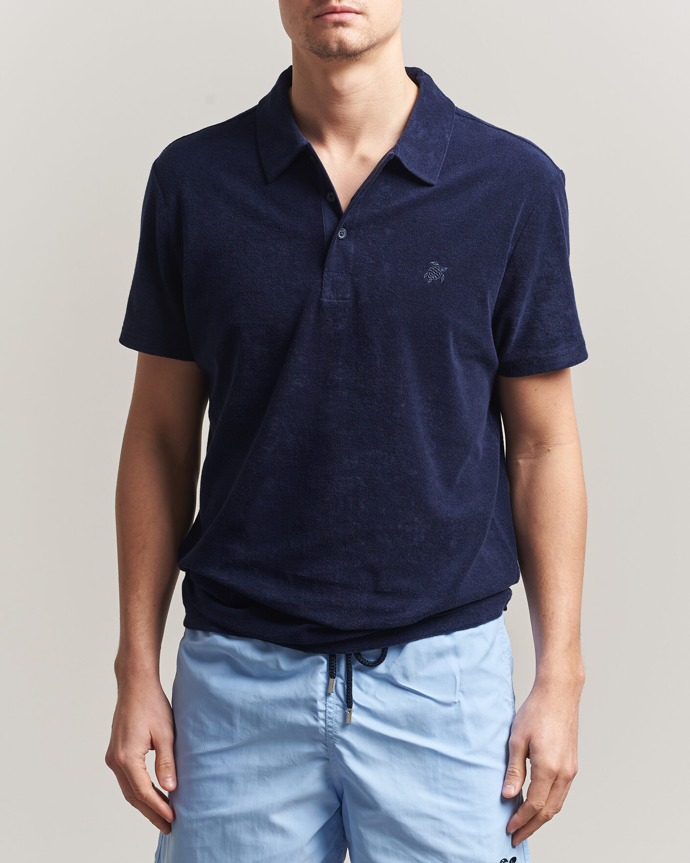 Herre | Pikéer | Vilebrequin | Pheonix Terry Polo Bleu Marine