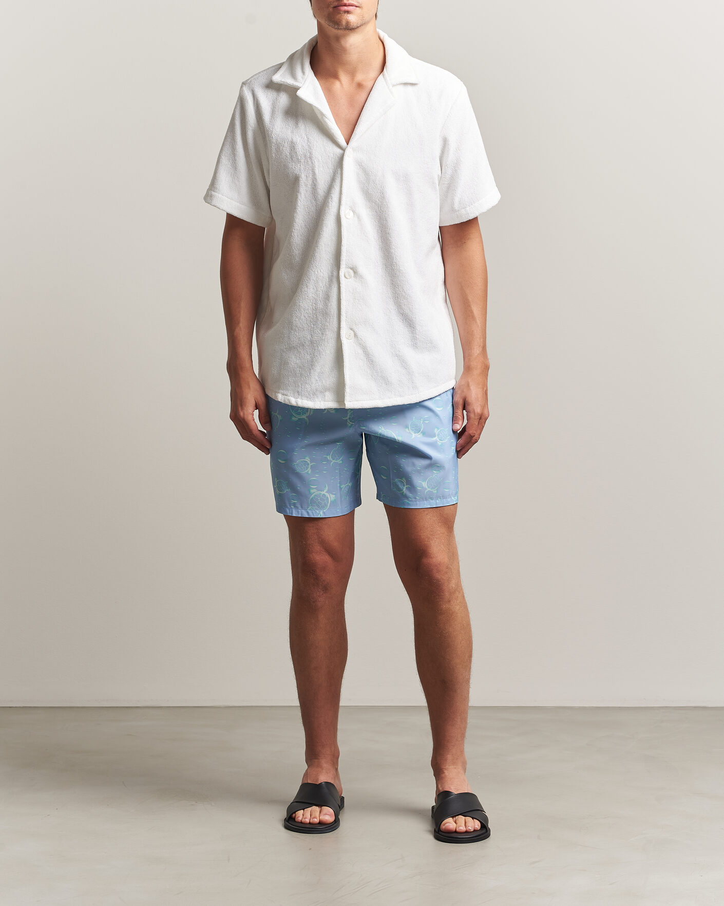 Herre | Badeshorts | Vilebrequin | Mahina Swimshorts Cloudy Blue
