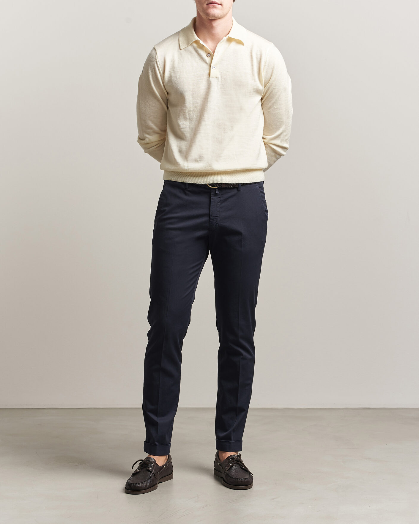 Herre | Bukser | Briglia 1949 | Slim Fit Cotton Chinos Navy