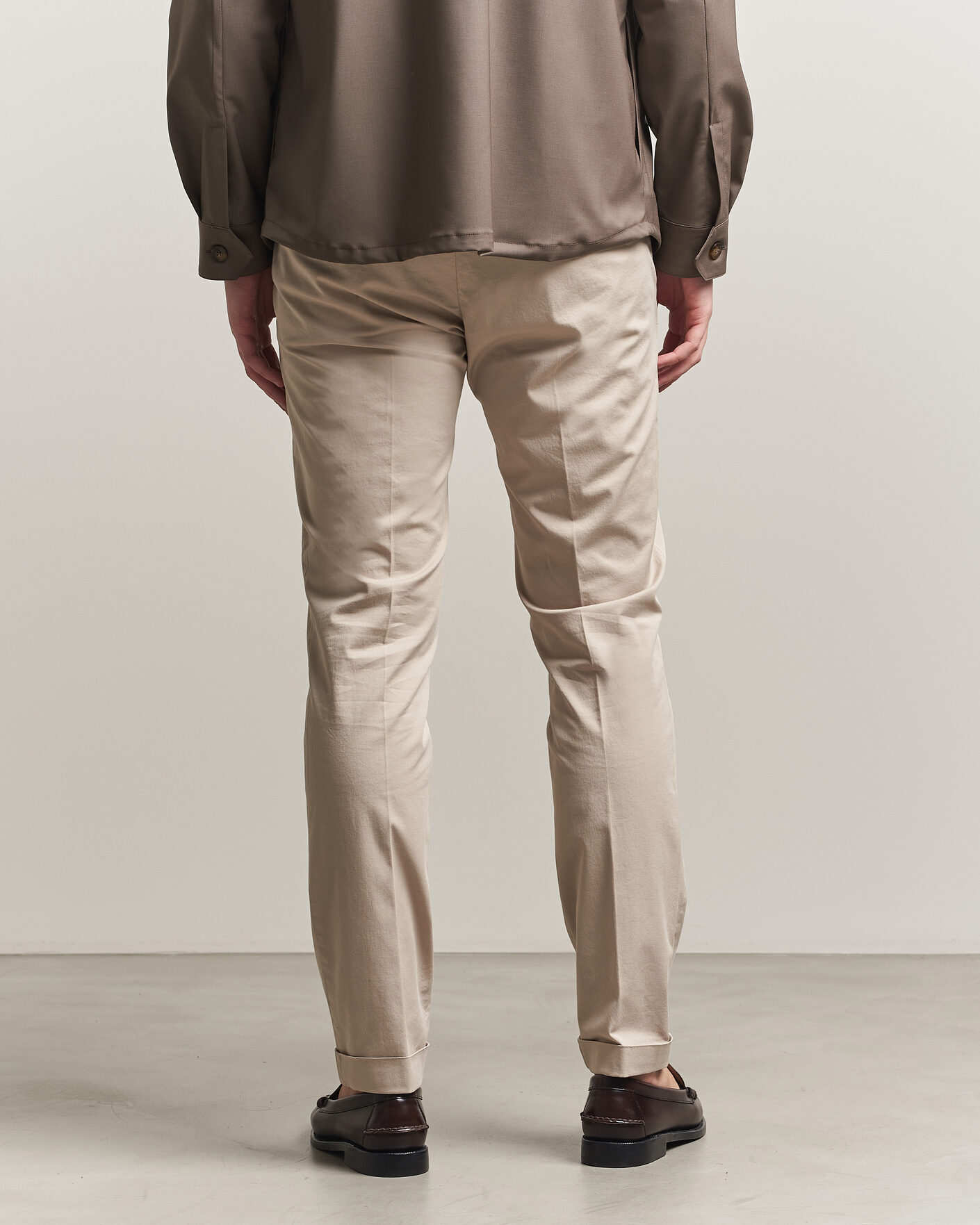 Herre | Bukser | Briglia 1949 | Slim Fit Cotton Chinos Beige