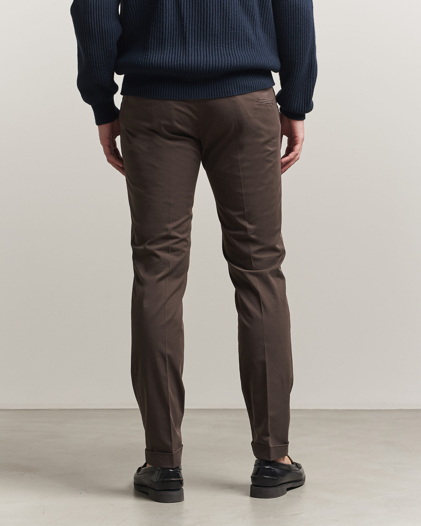 Herre | Bukser | Briglia 1949 | Slim Fit Cotton Chinos Brown