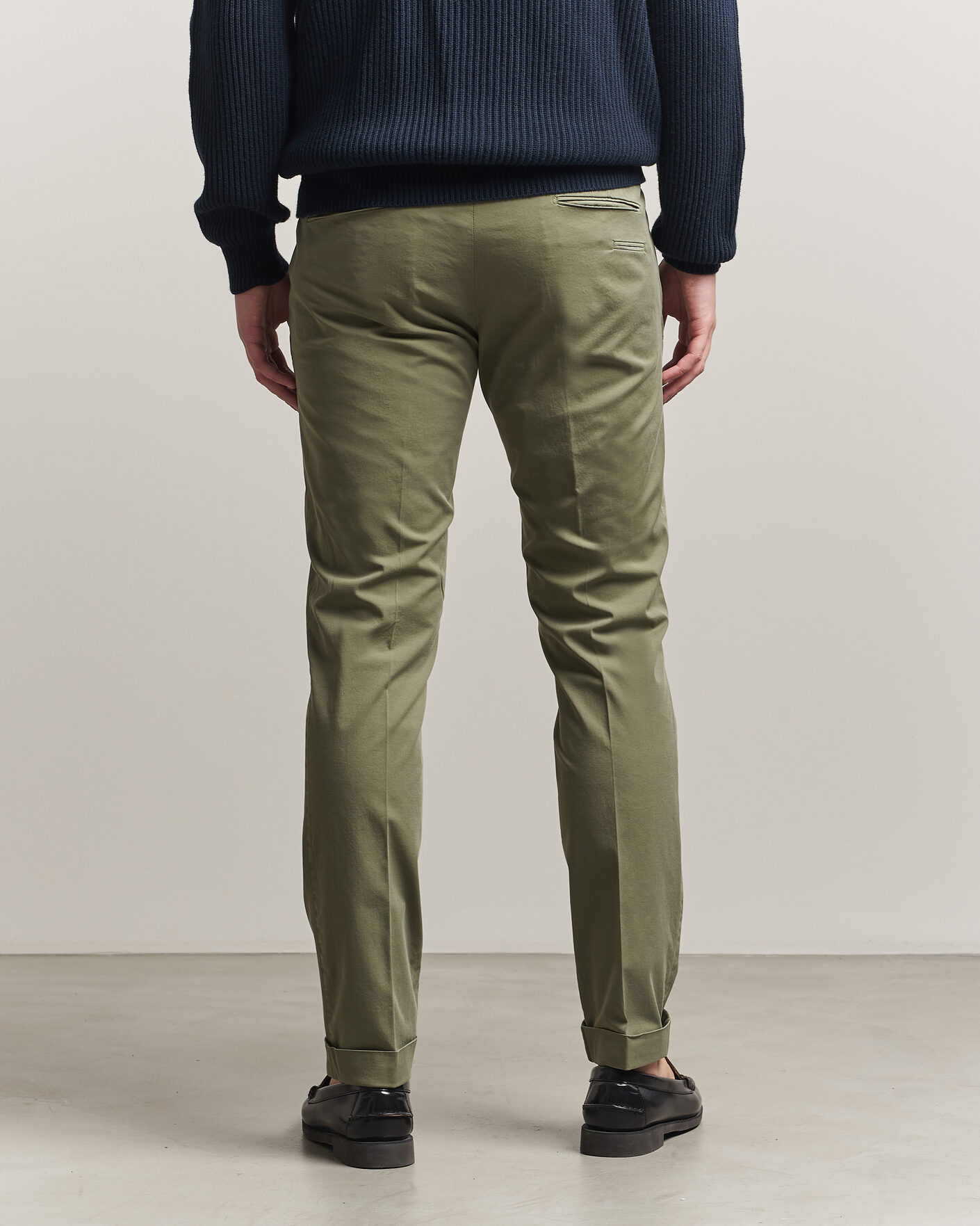 Herre | Bukser | Briglia 1949 | Slim Fit Cotton Chinos Olive