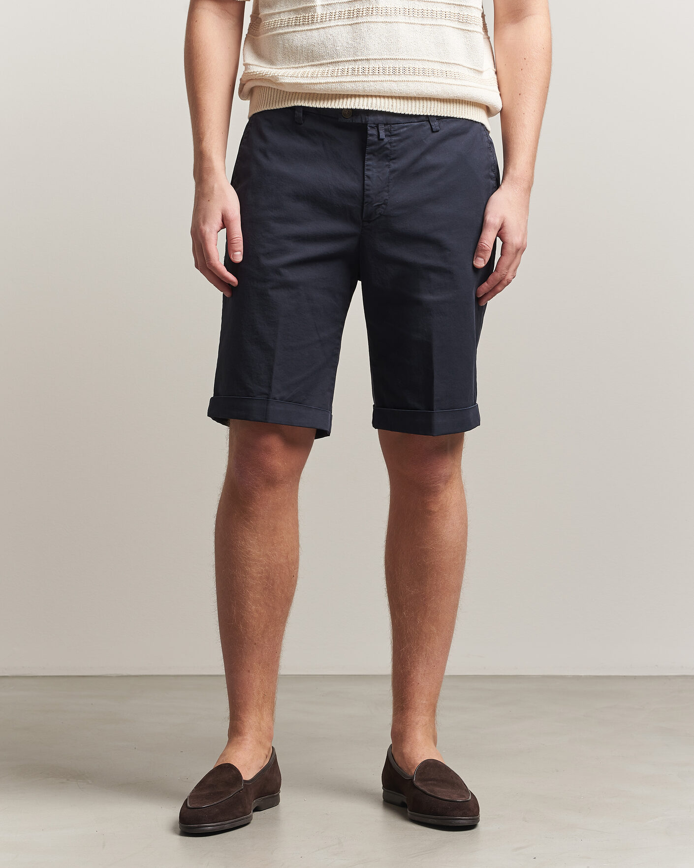 Herre | Shorts | Briglia 1949 | Cotton Stretch Shorts Navy