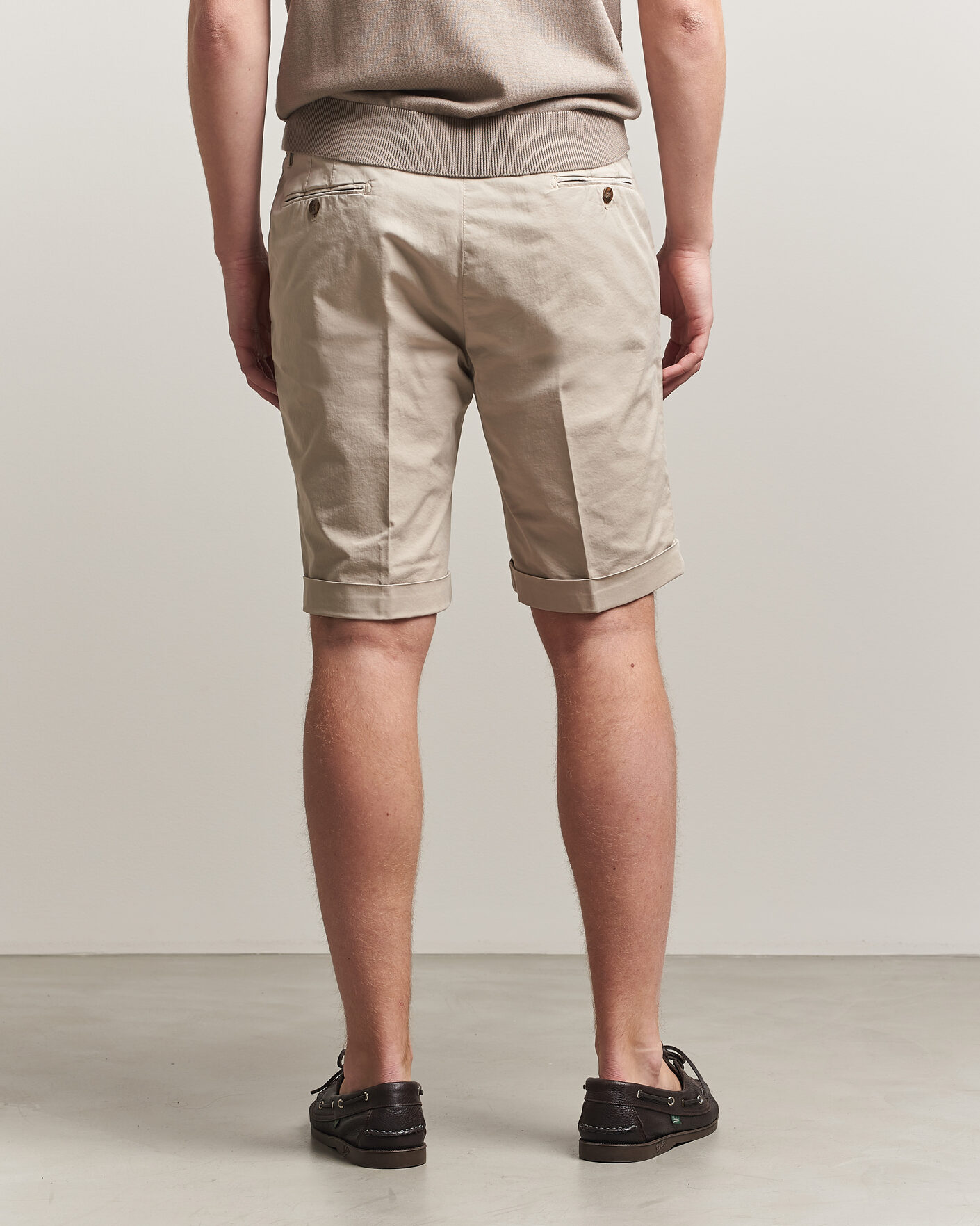 Herre | Shorts | Briglia 1949 | Cotton Stretch Shorts Beige