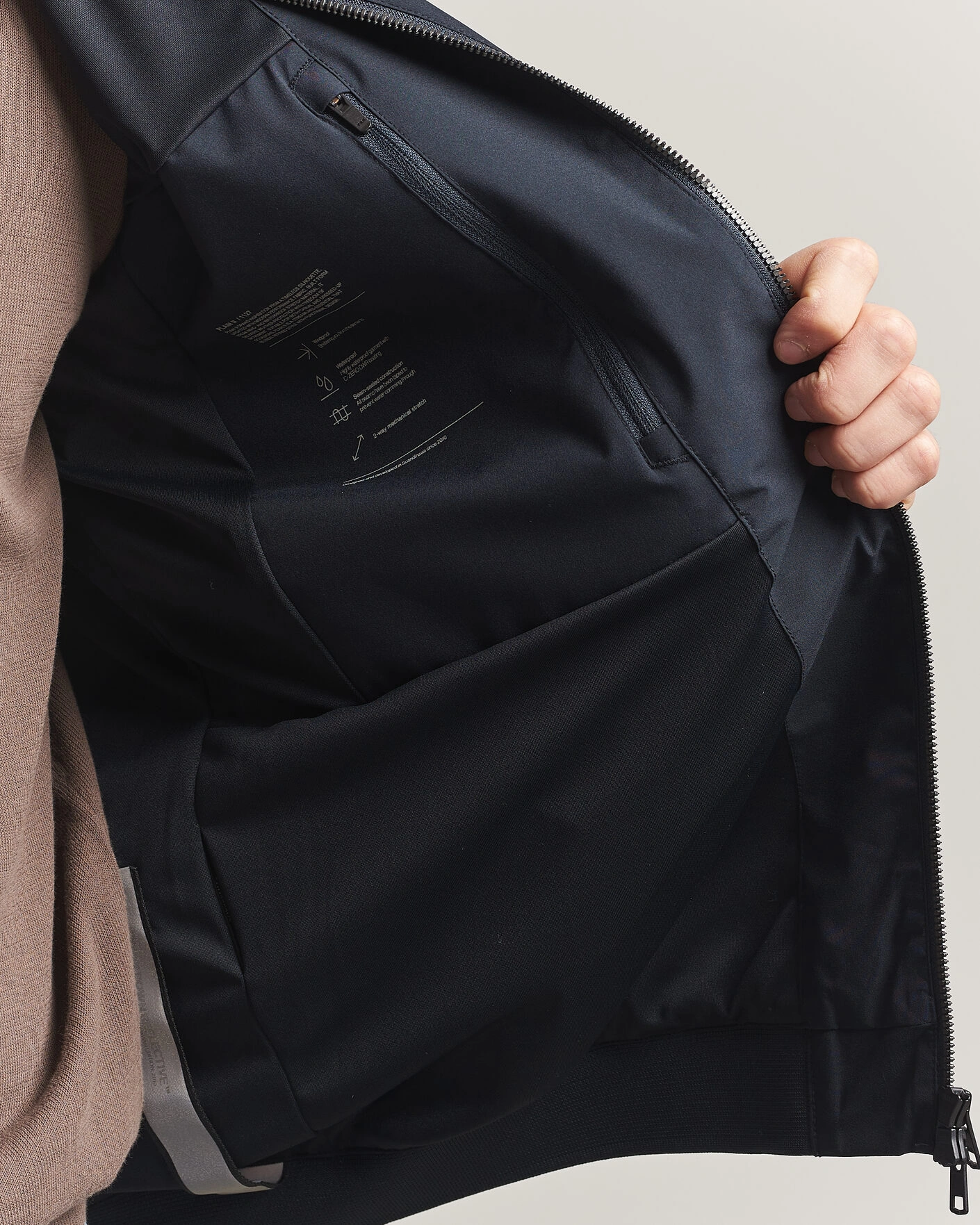Herre | Jakker | Scandinavian Edition | Plain II Waterproof Jacket Midnight Blue
