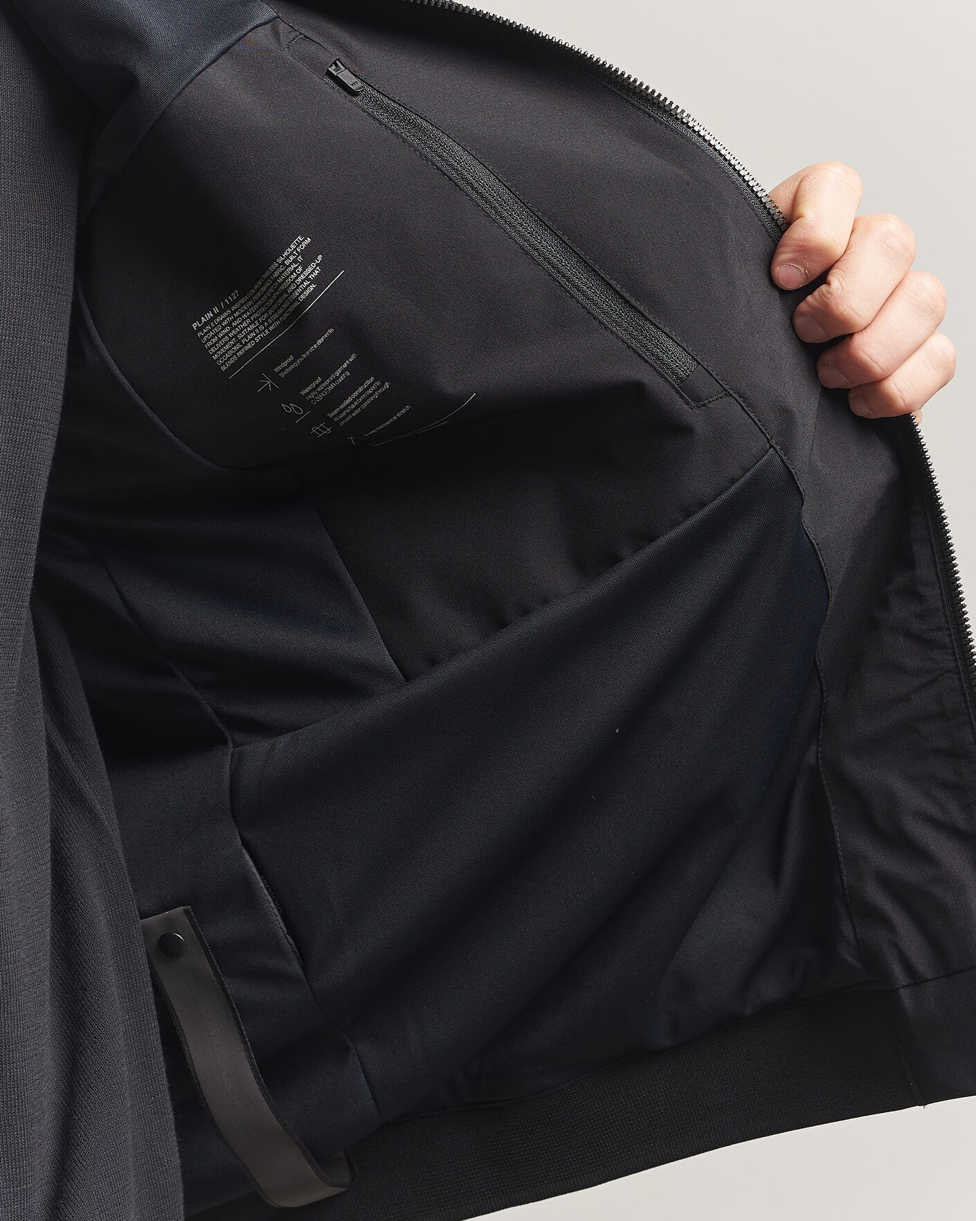 Herre | Jakker | Scandinavian Edition | Plain II Waterproof Jacket Onyx