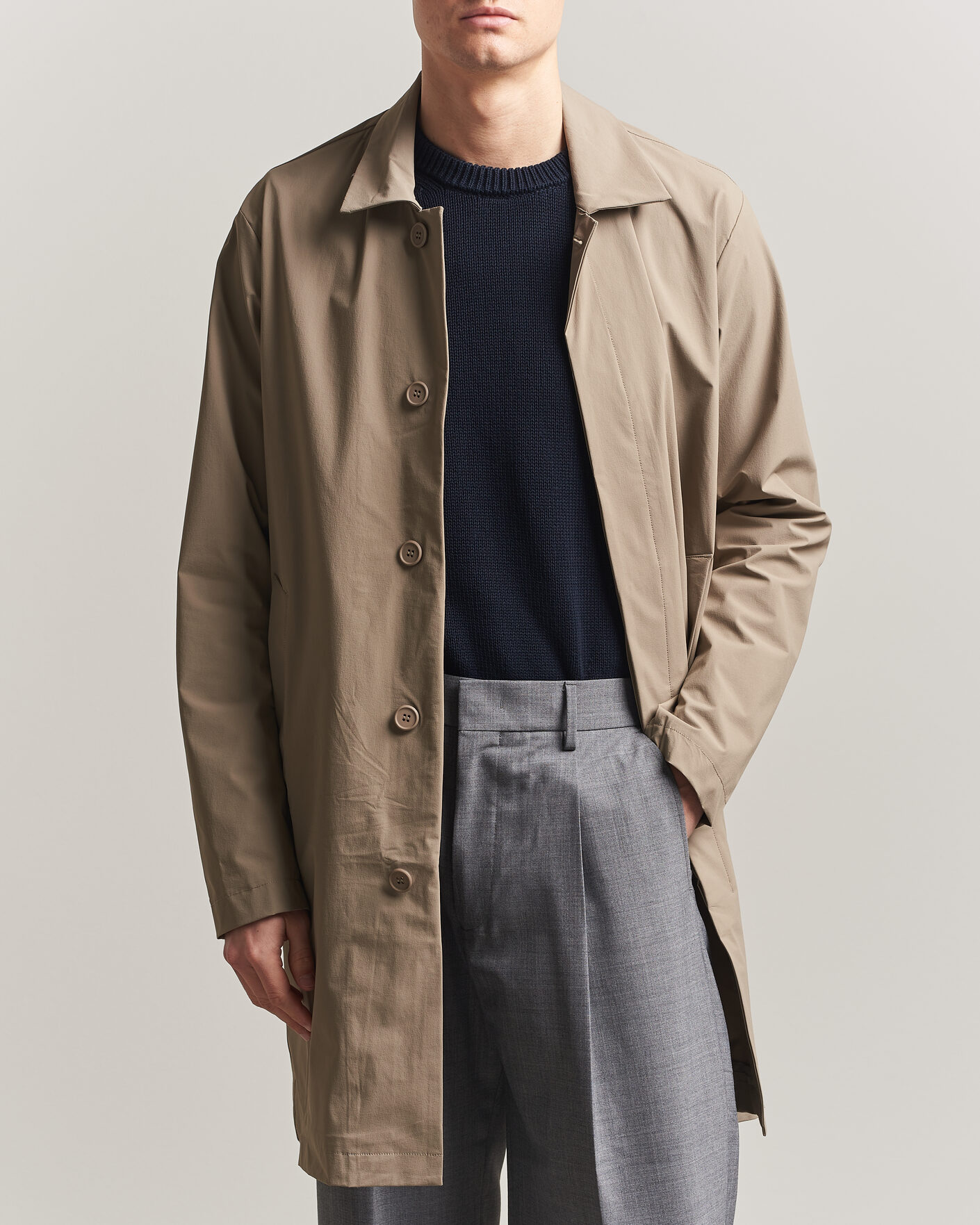 Herre | Jakker | Scandinavian Edition | Ascend II Lightweight Coat Sand