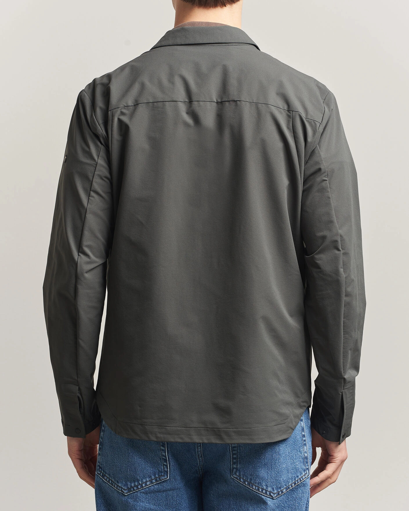 Herre | Jakker | Scandinavian Edition | Merge II Stretch Shirt Jacket Dark Olive