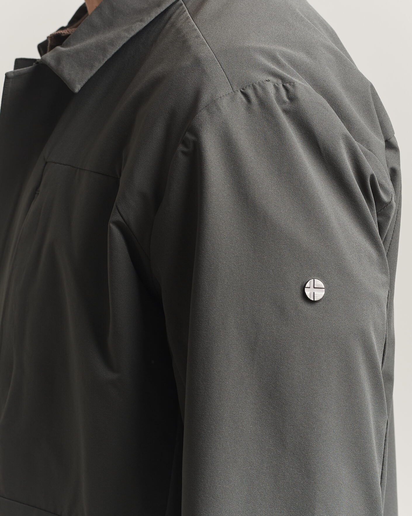 Herre | Jakker | Scandinavian Edition | Merge II Stretch Shirt Jacket Dark Olive