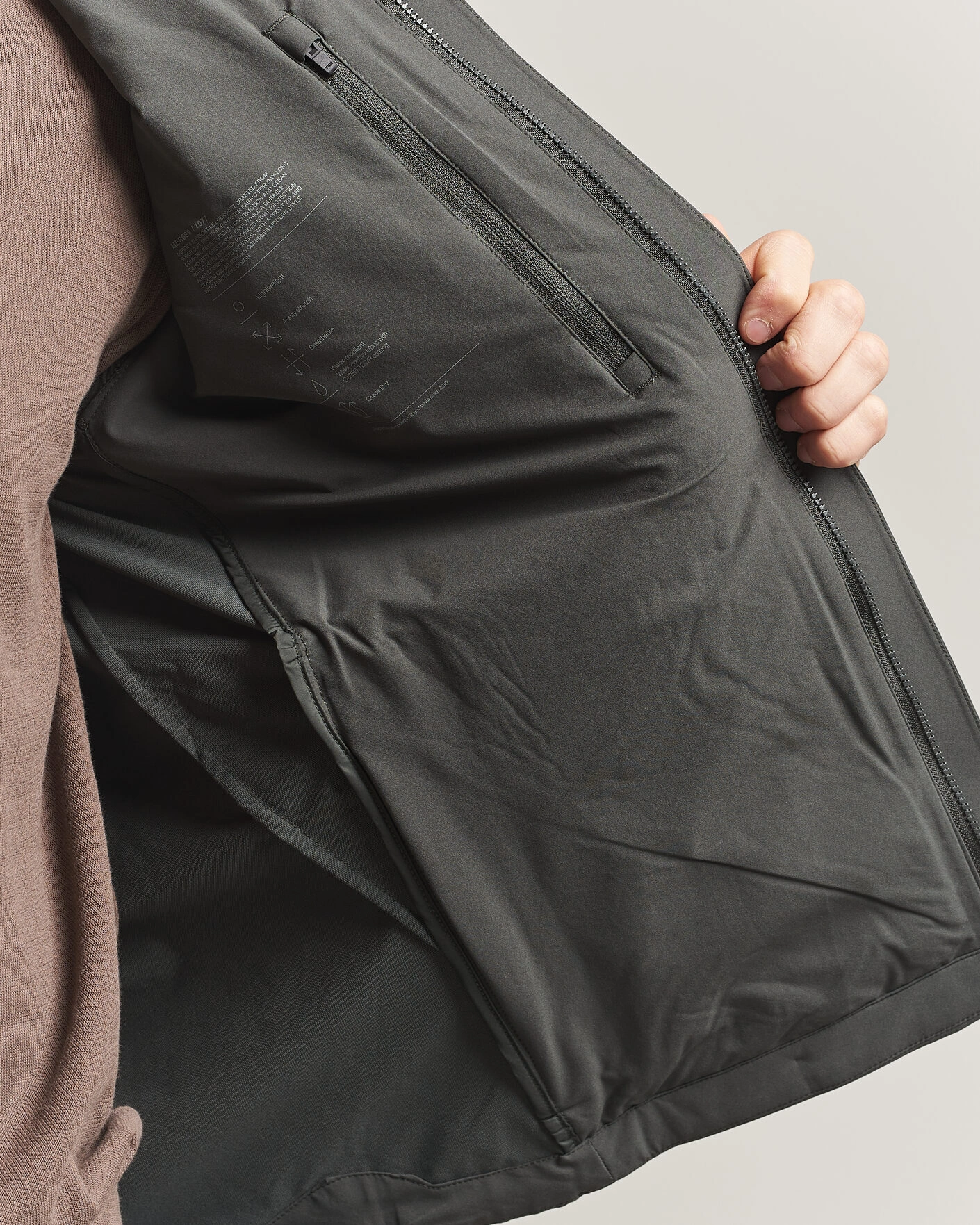 Herre | Jakker | Scandinavian Edition | Merge II Stretch Shirt Jacket Dark Olive